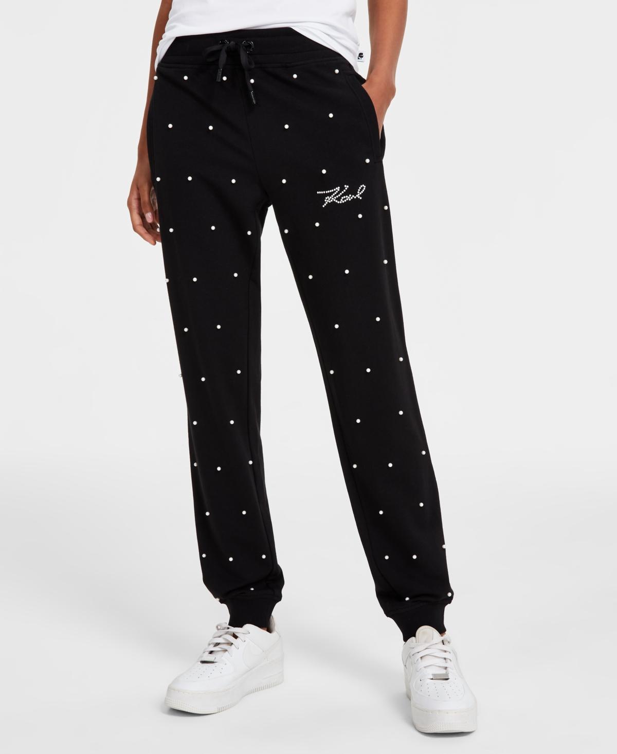 Chandal Azul Mujer KARL LAGERFELD Pantalones Jogger Para Mujer