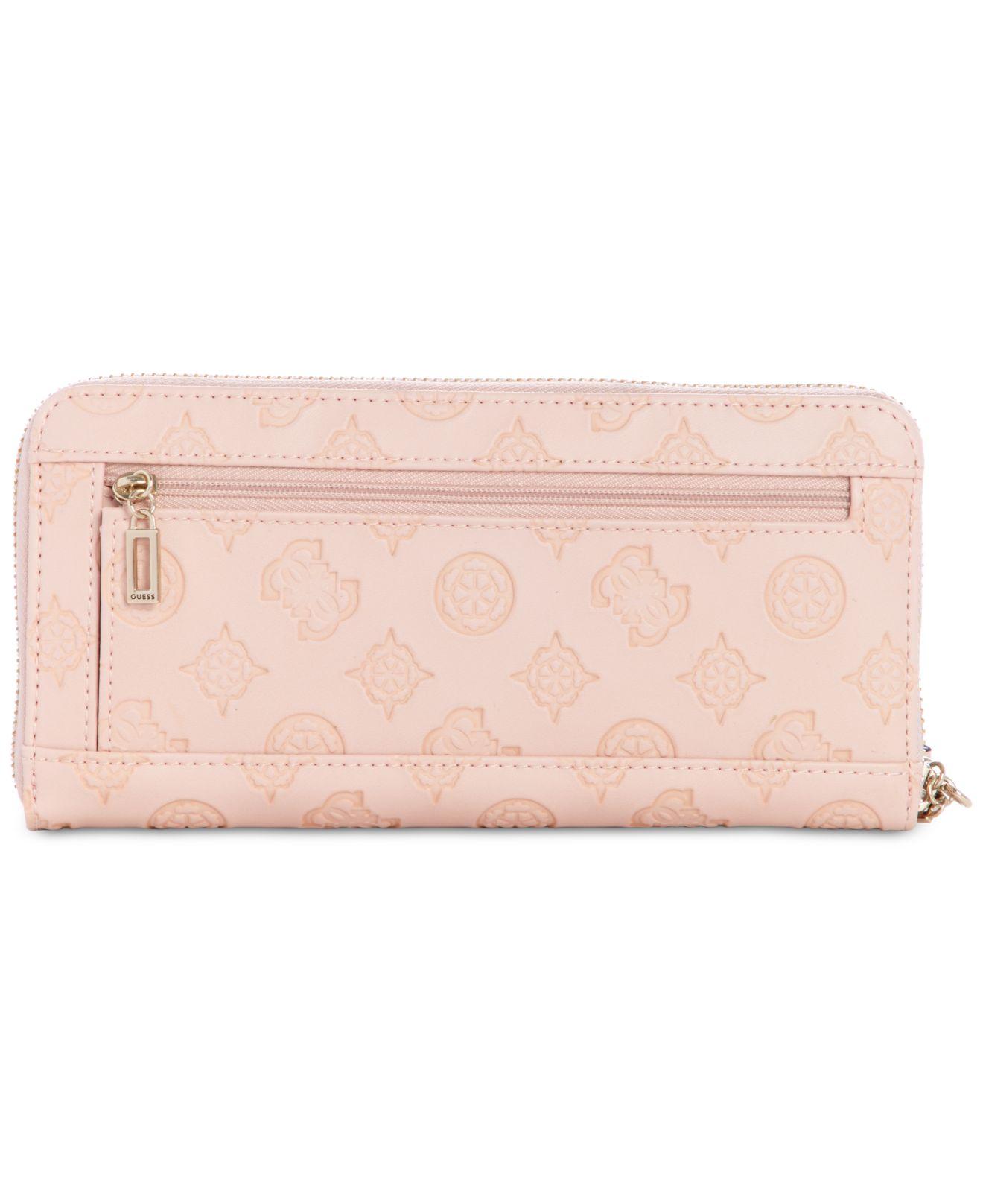 guess blush wallet