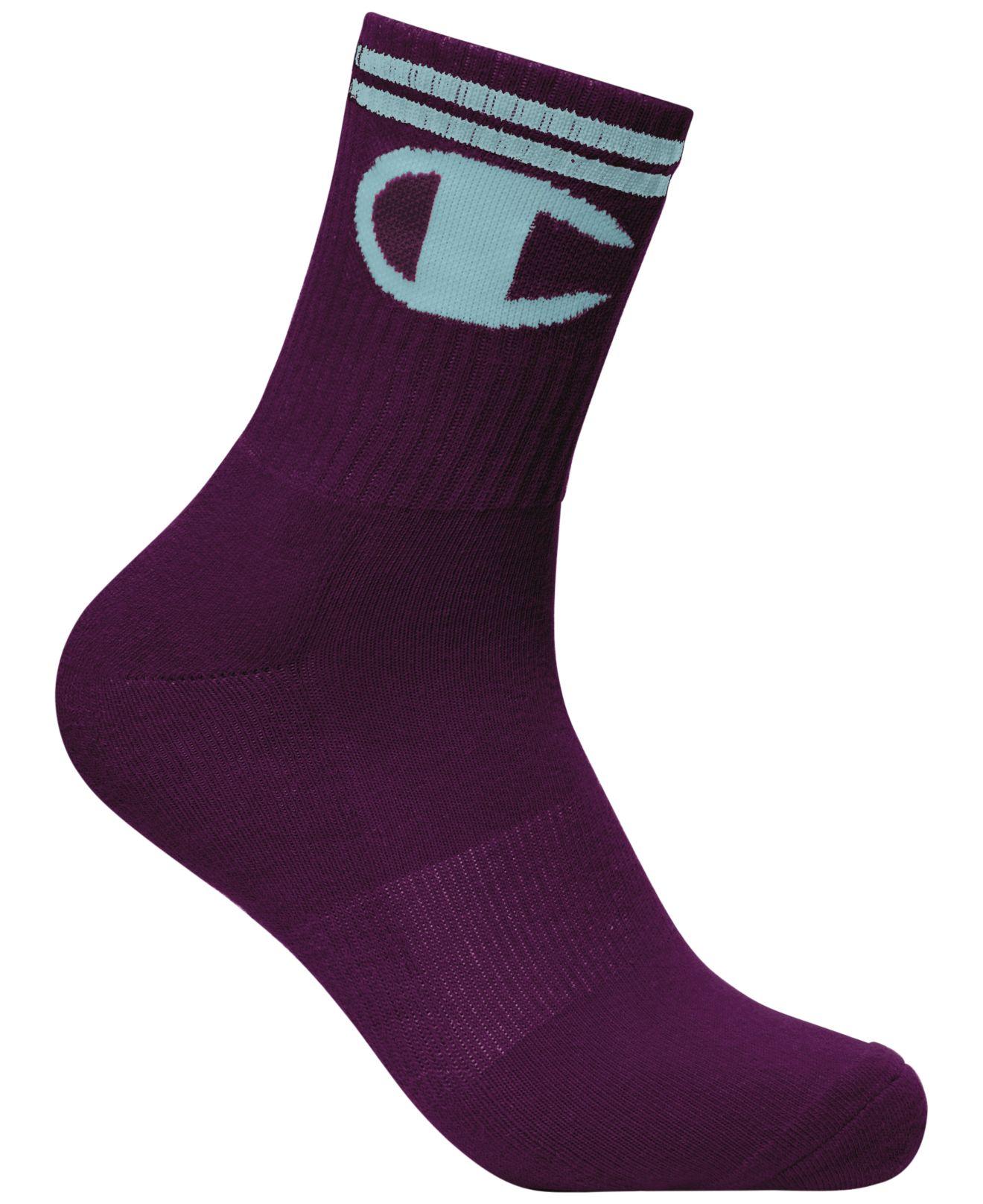 purple champion socks