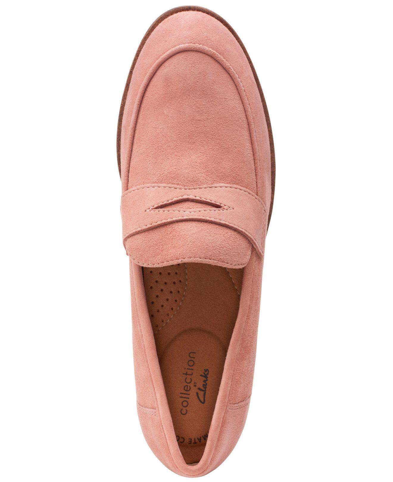 clarks trish rose penny loafer