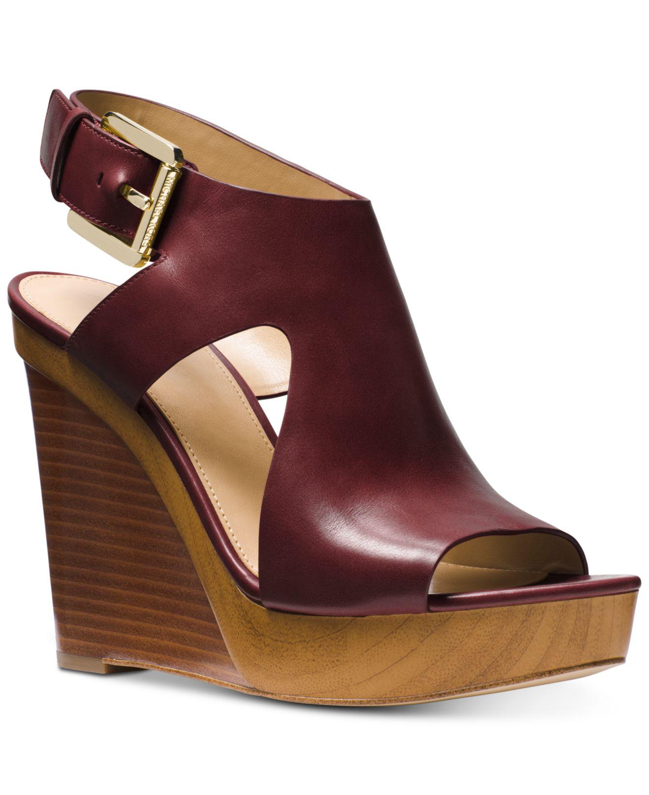 michael kors josephine wedge sandals