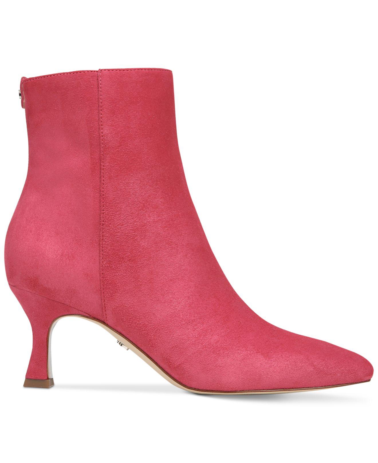 sam edelman low heel booties