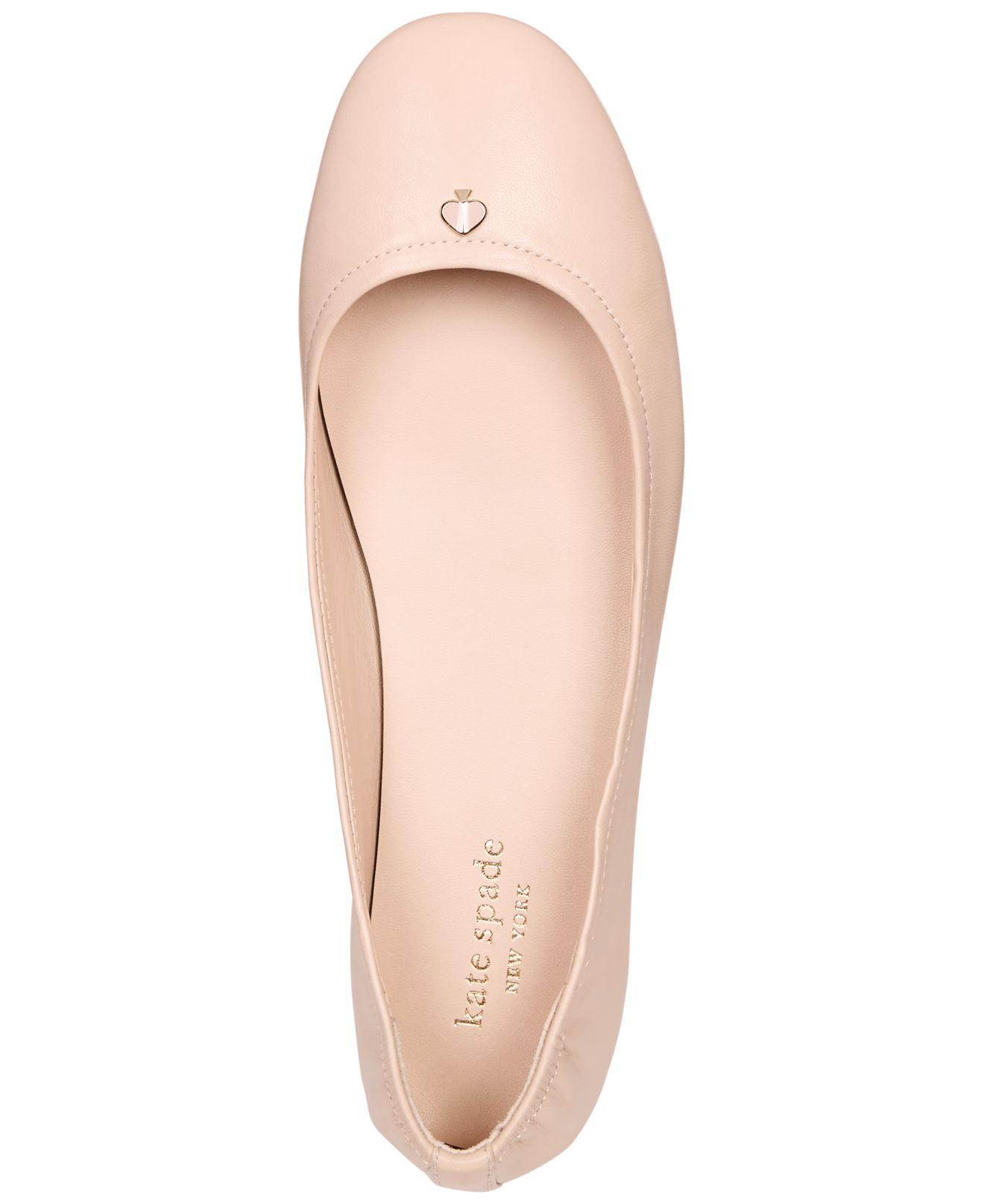 Buy Kate Spade Kora Leather Ballet Flat | UP TO 51% OFF