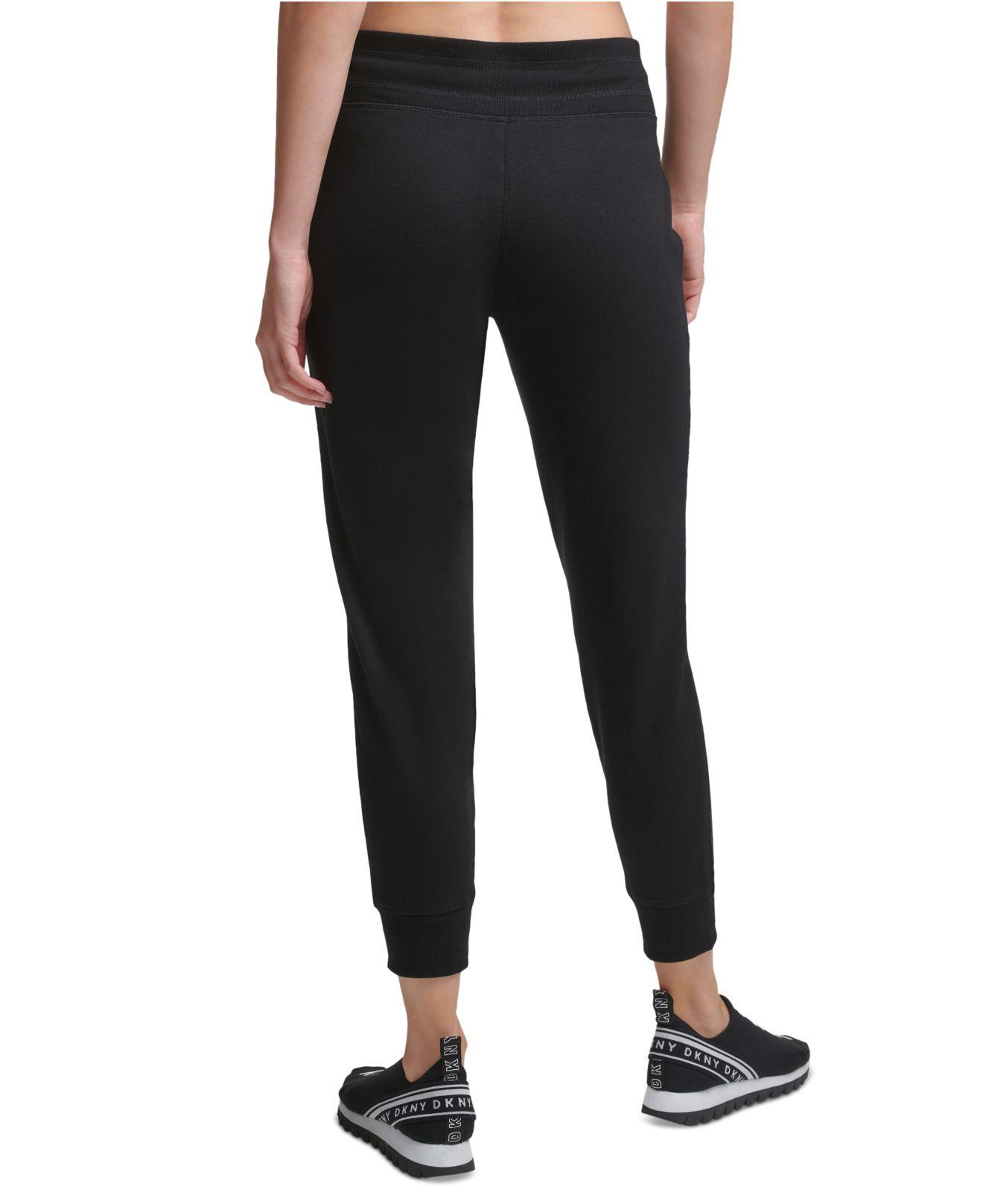 dkny black joggers