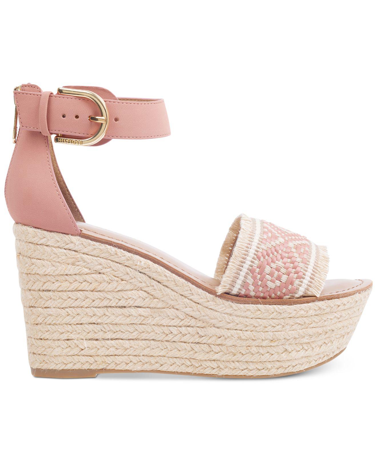 tommy hilfiger espadrilles pink