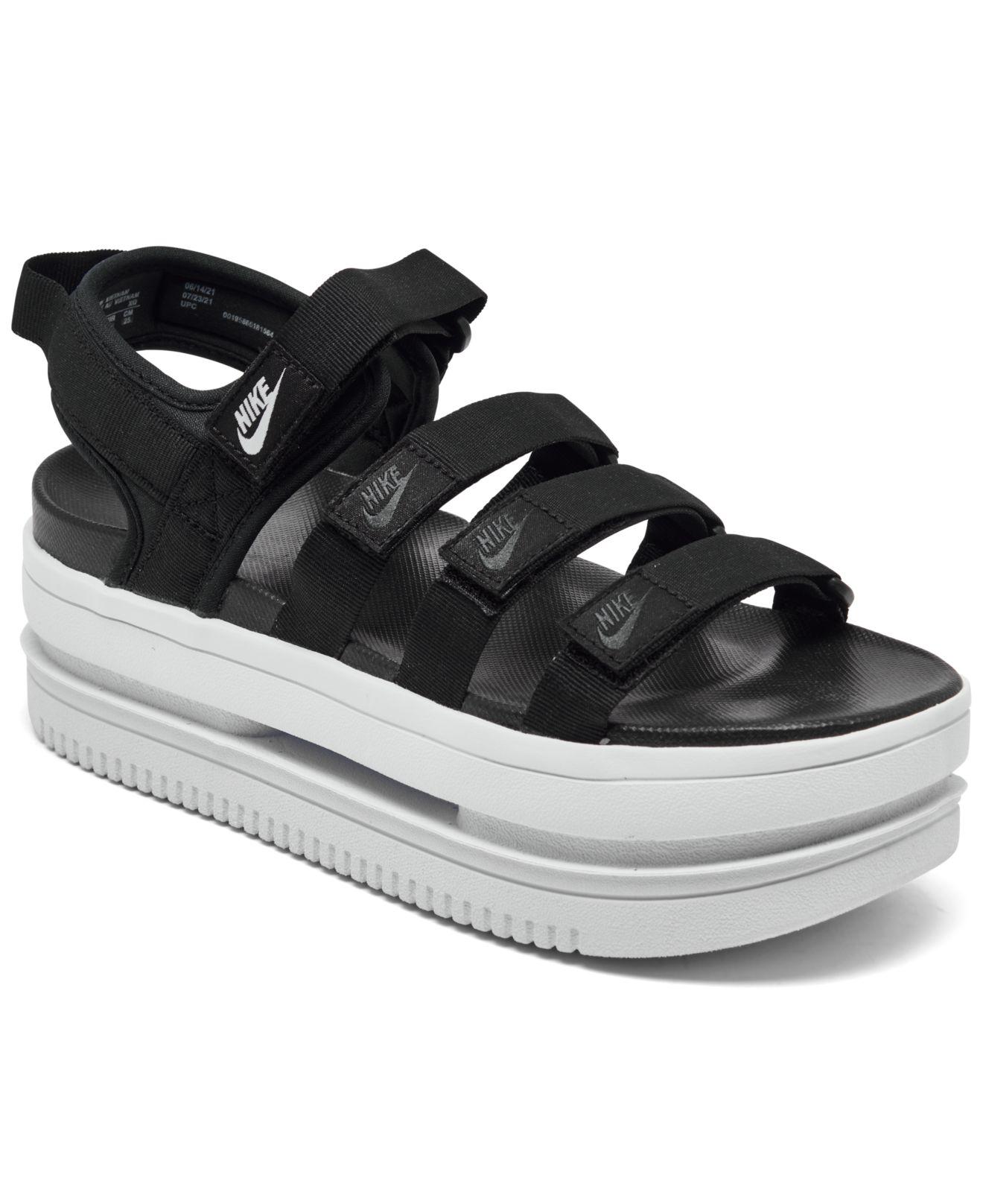 Nike Icon Classic Sandals From Finish Line in Black | Lyst