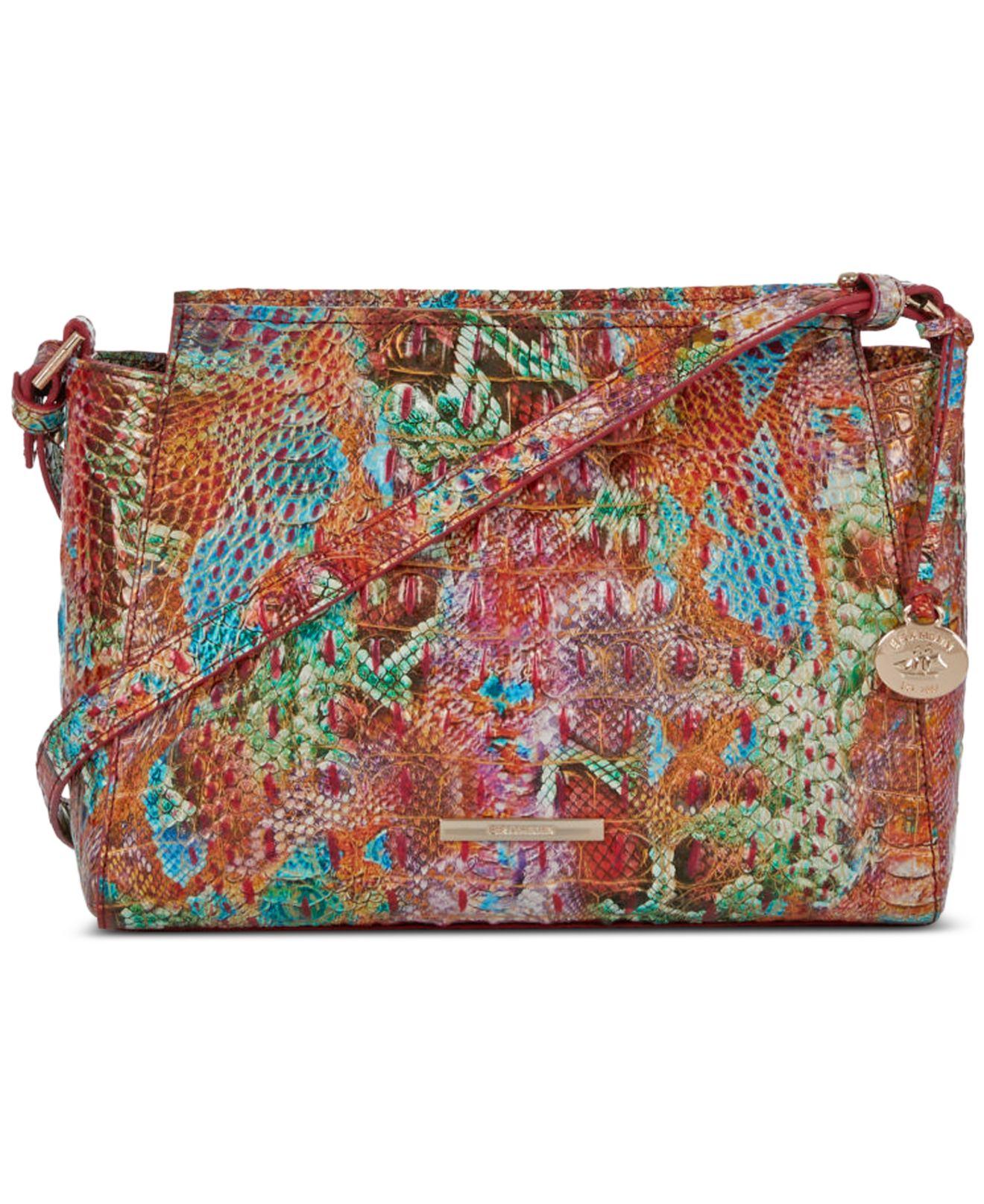 Brahmin Hillary Leather Crossbody in Red Lyst