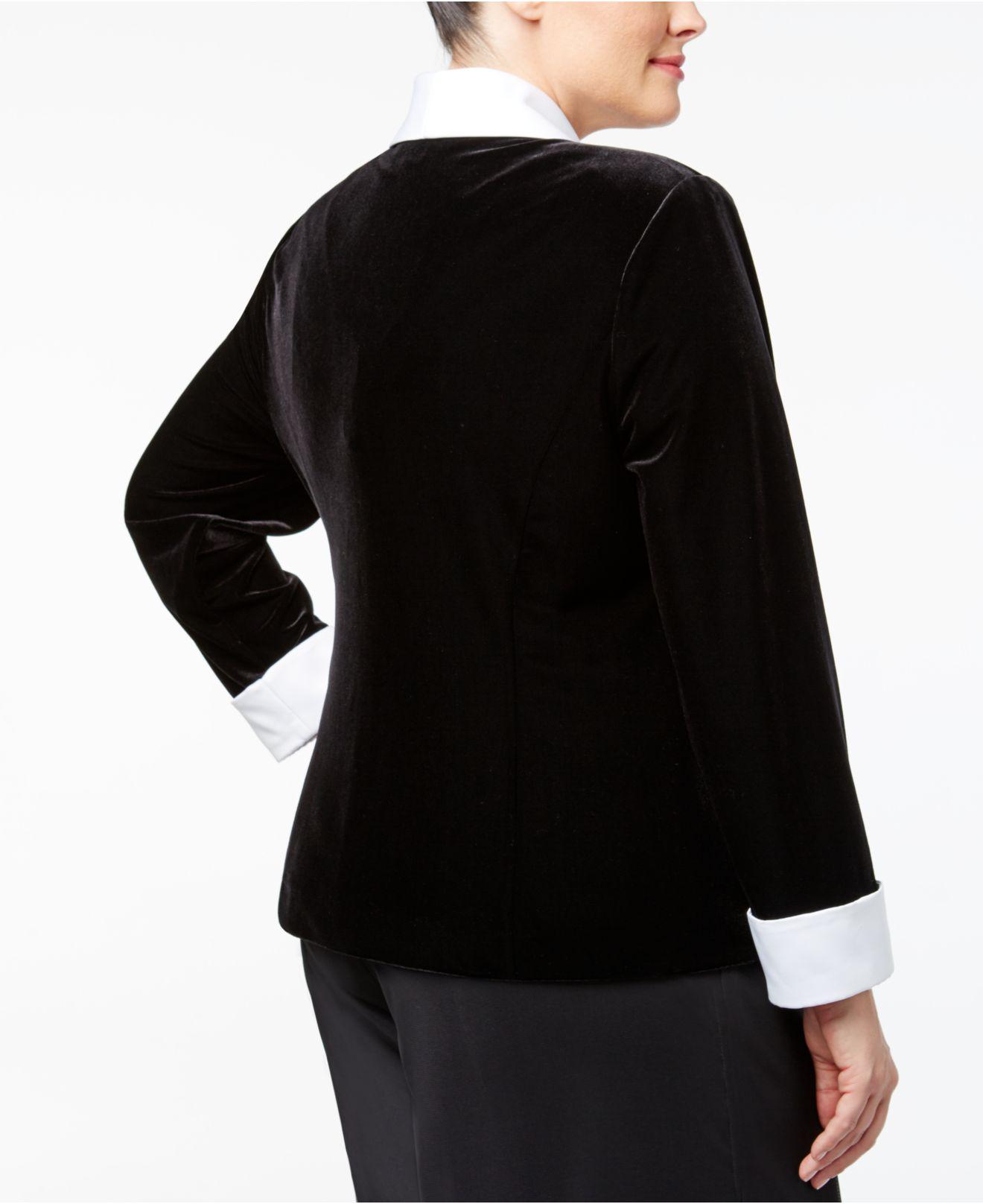 plus size rhinestone jacket