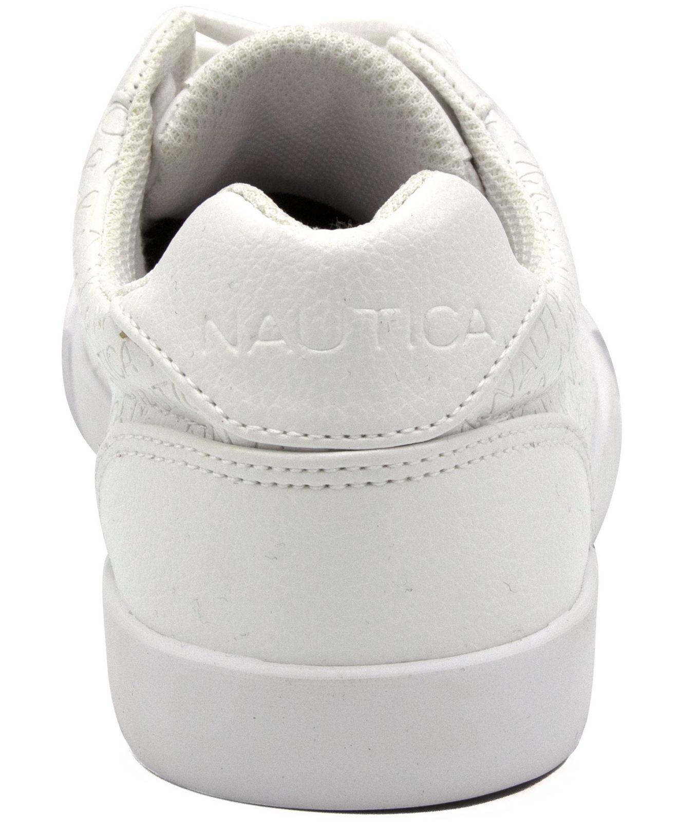 nautica white sneakers