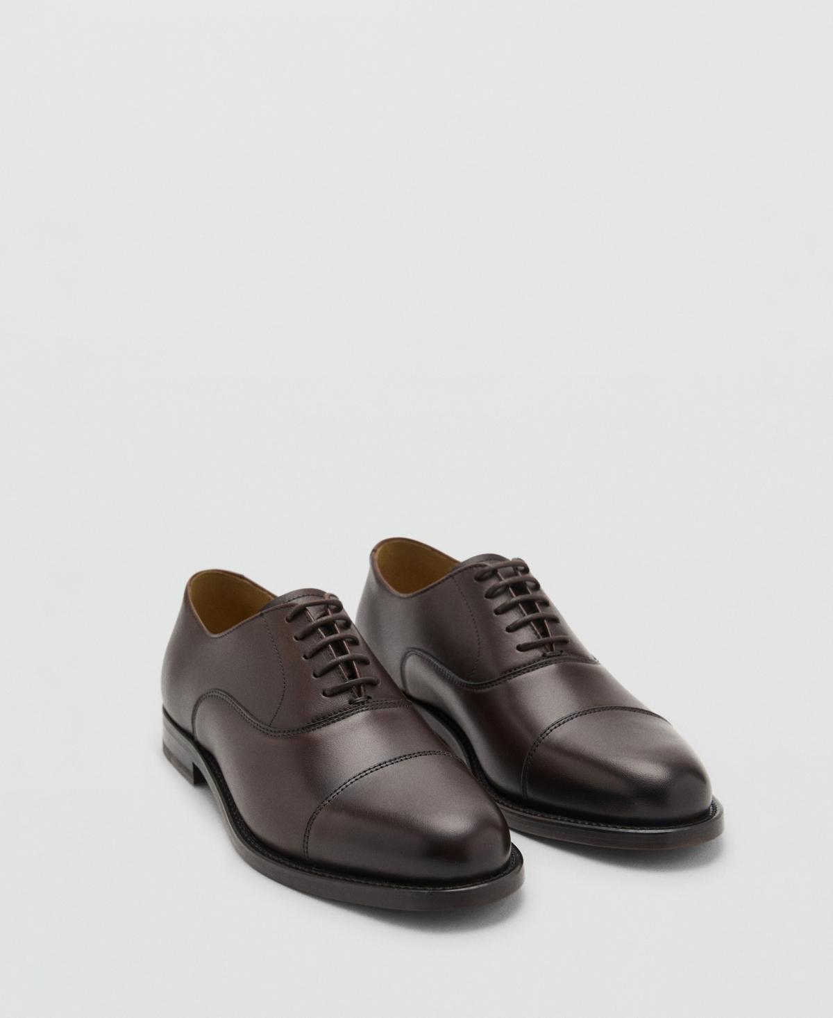 Mango Oxford Style Leather Shoes in Brown for Men | Lyst display picture 3