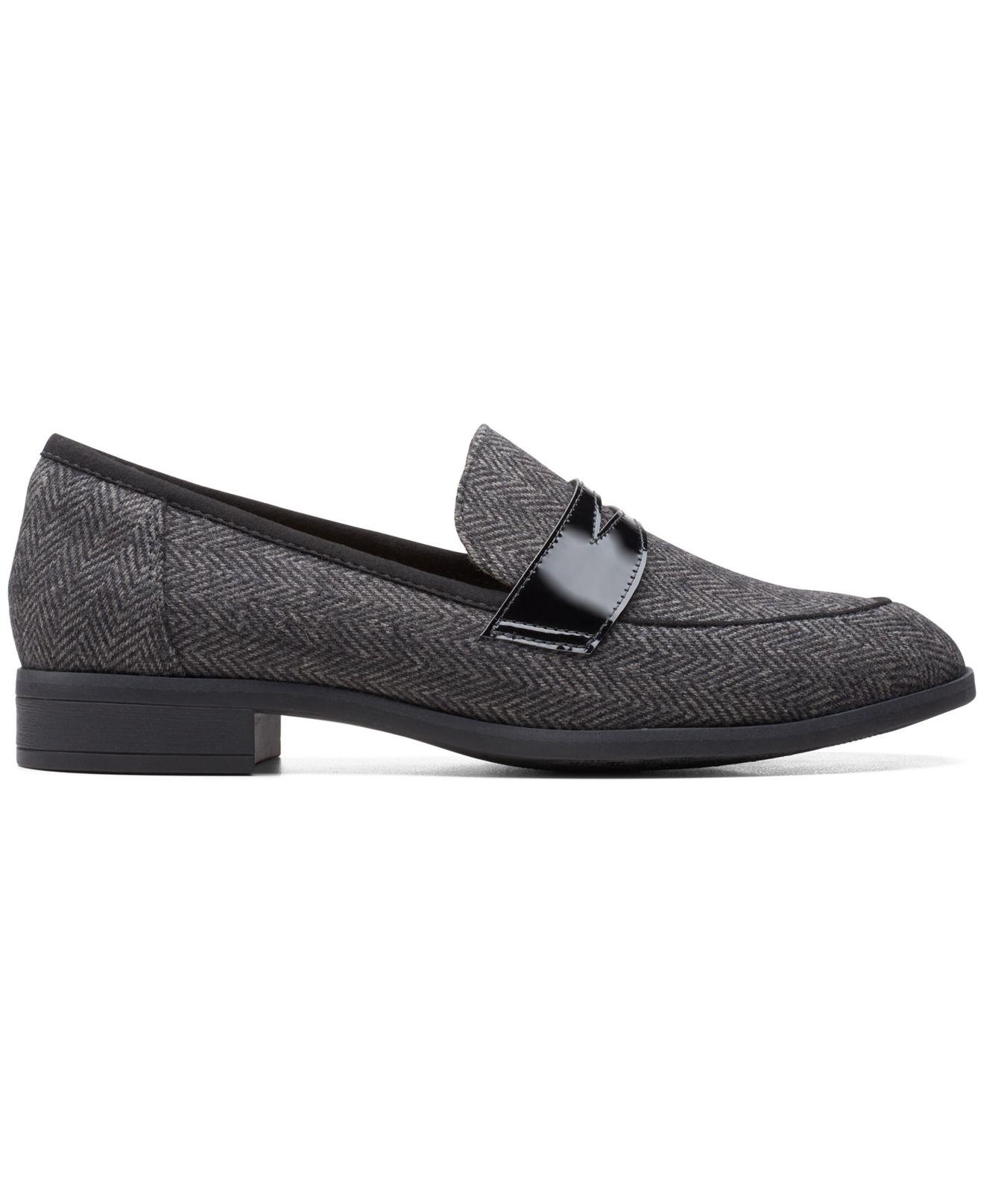 clarks trish strap black leather