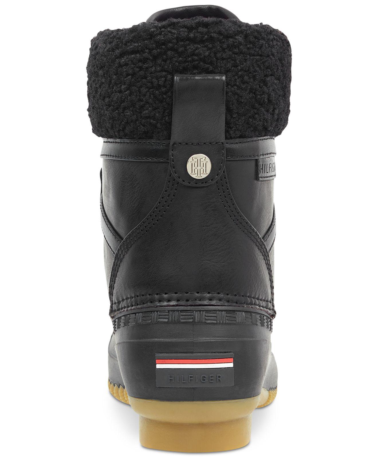 tommy hilfiger boots winter