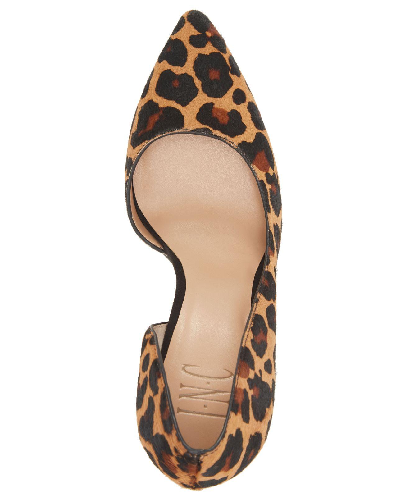 macy's leopard heels