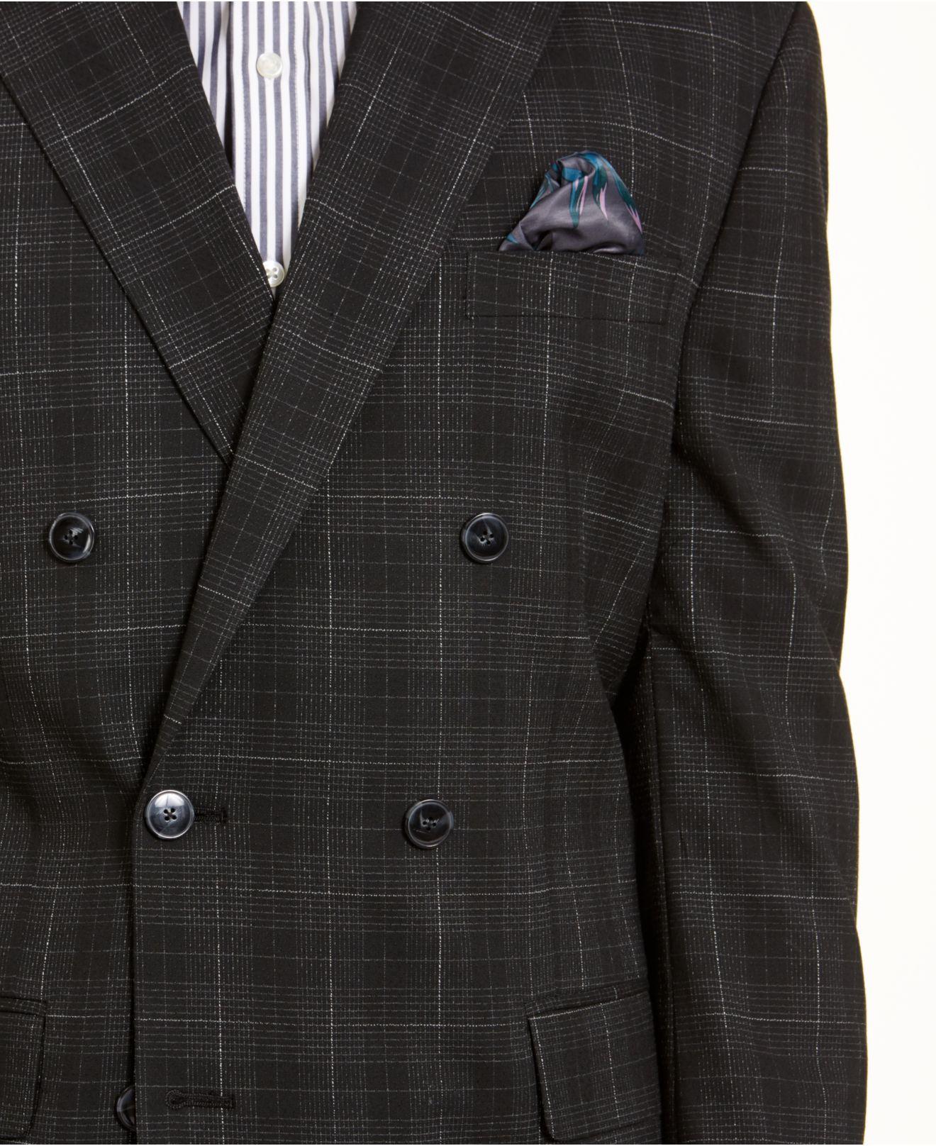 sean john double breasted suit