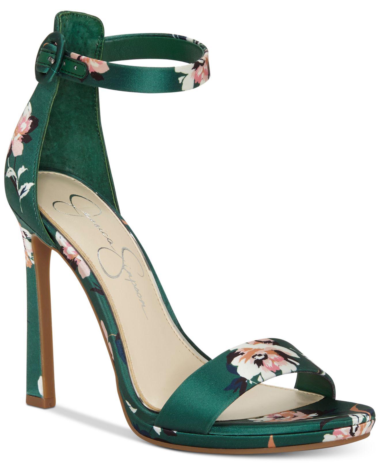 jessica simpson green heels