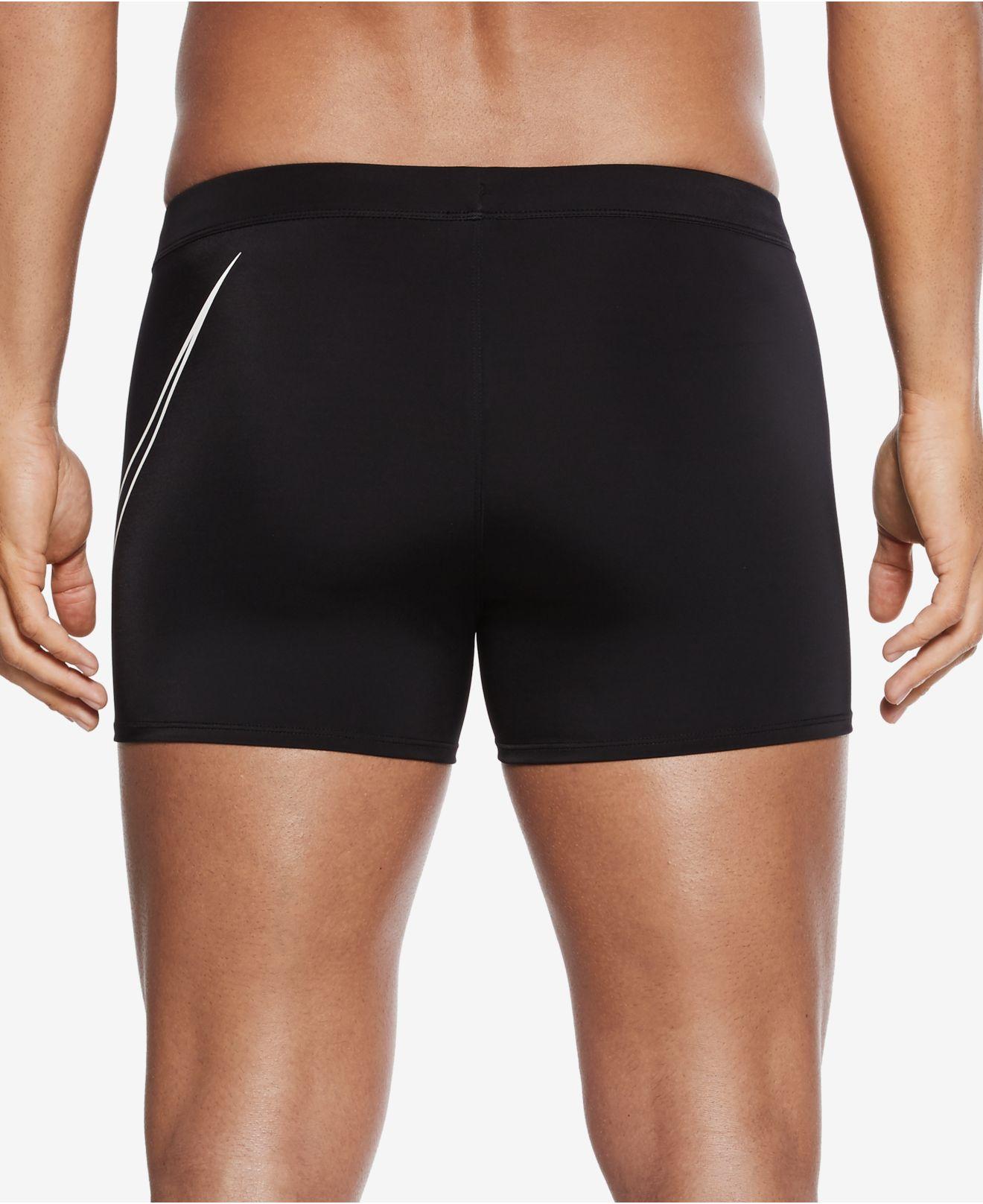 Nike Synthetic Men's Yield Metro Short Swim Trunks in Black for Men Lyst