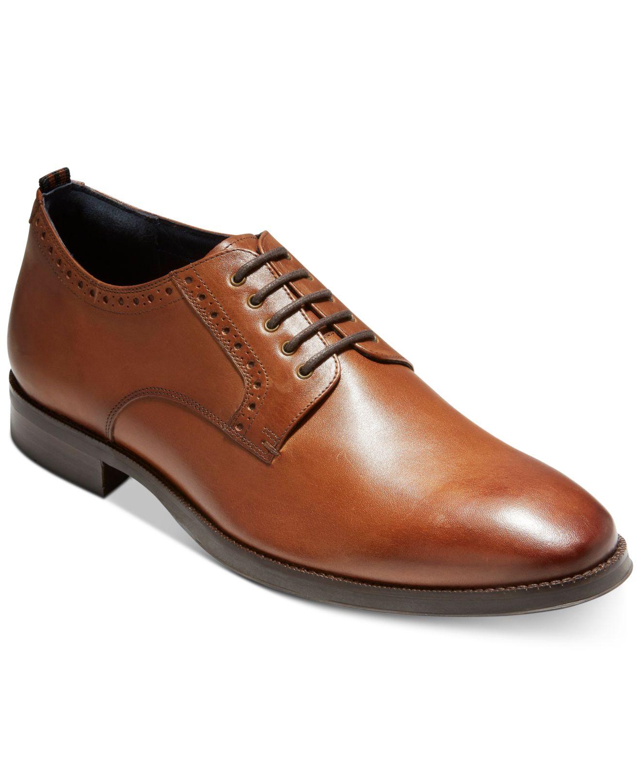Cole Haan Jefferson Grand 2.0 Men's Brogue Leather Plain Toe Derby Shoes