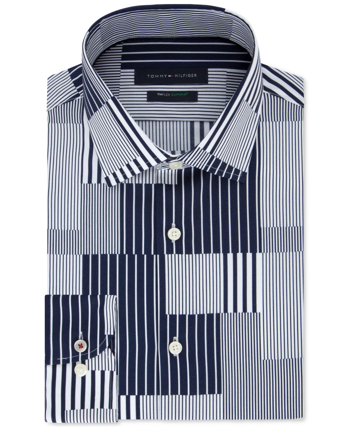 tommy hilfiger th flex supima dress shirt