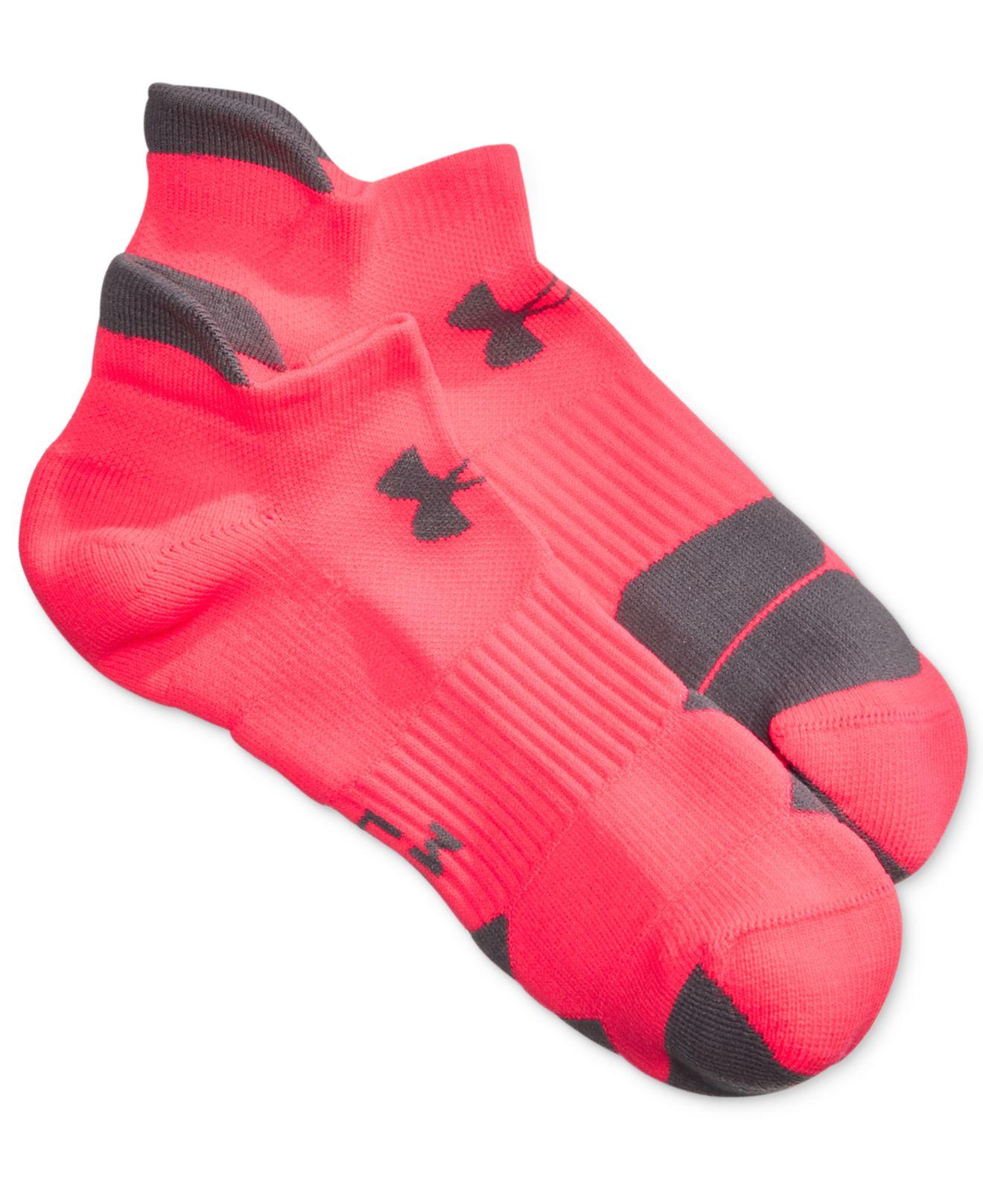 Lyst Under Armour Women's Run Cushion Noshow Socks in Pink