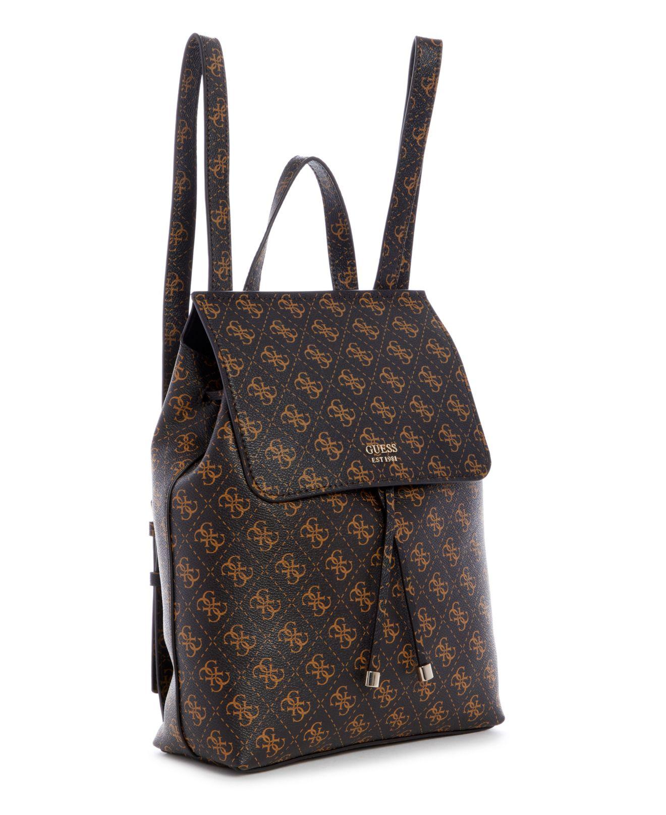 guess backpack brown