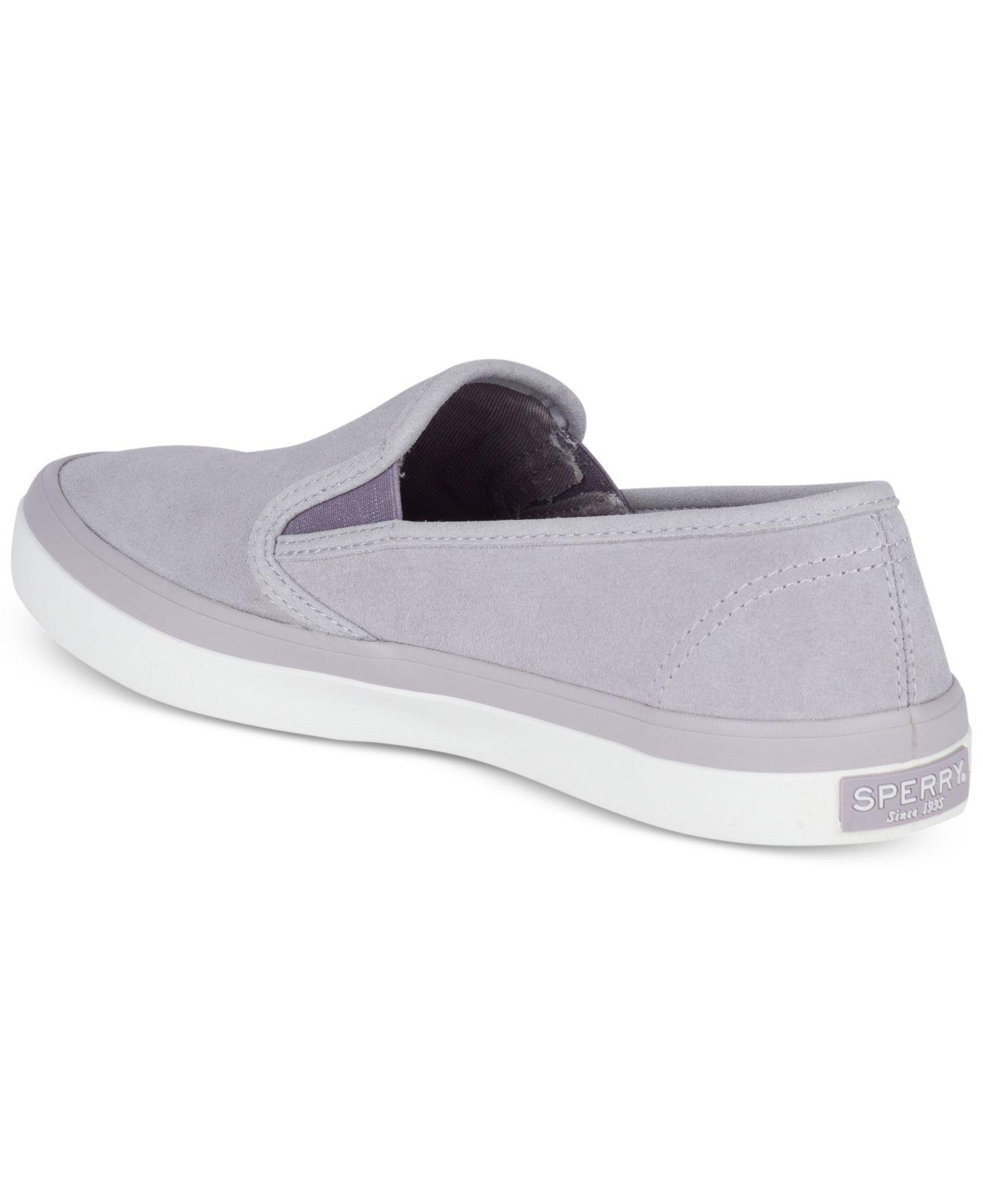sperry memory foam slip on sneakers