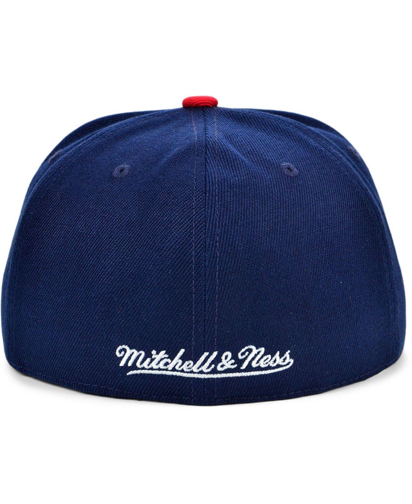 mitchell and ness fitted hats