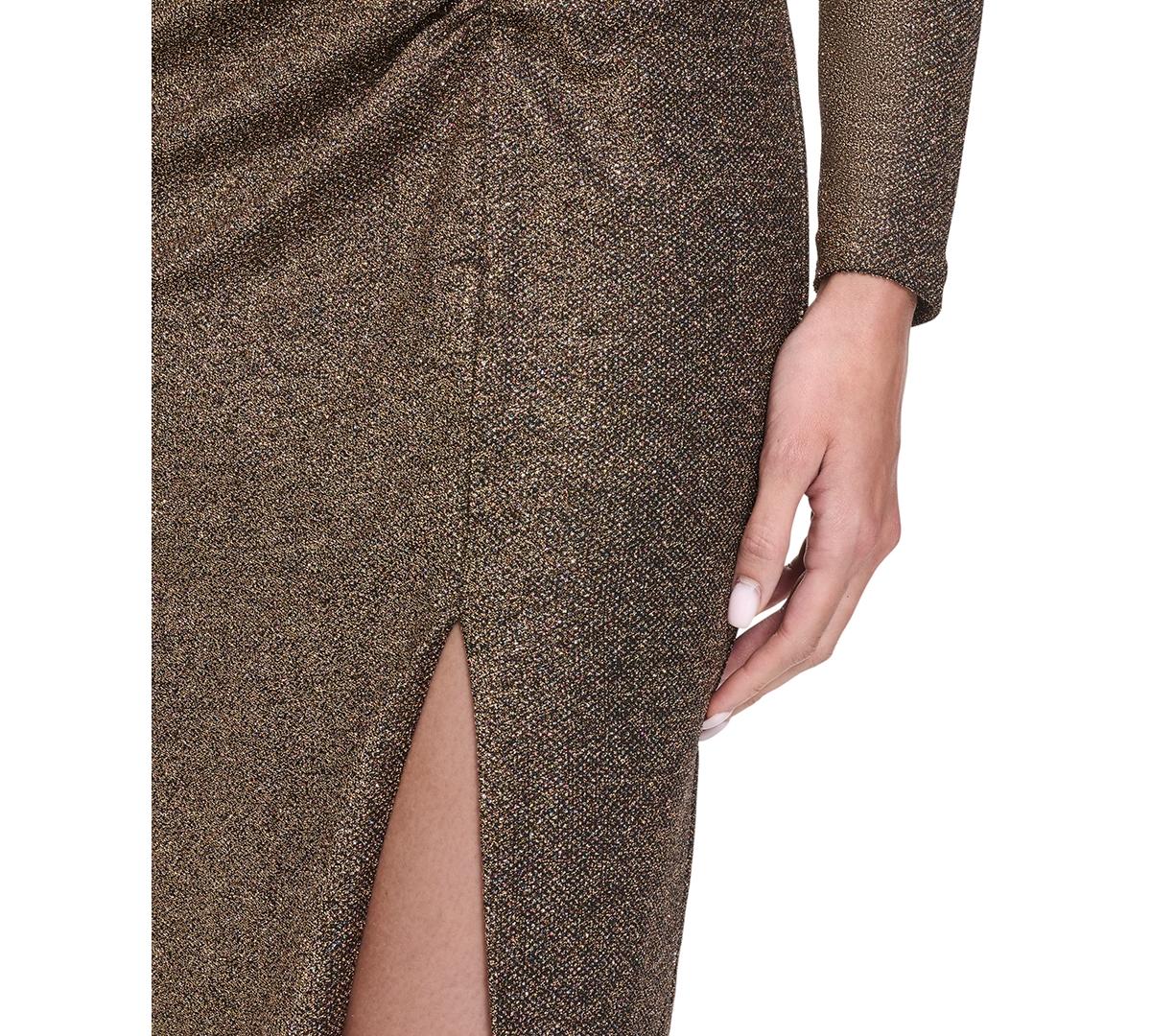 knee length dresses for ladies St. John Metallic Tweed Mini Dress main image 0