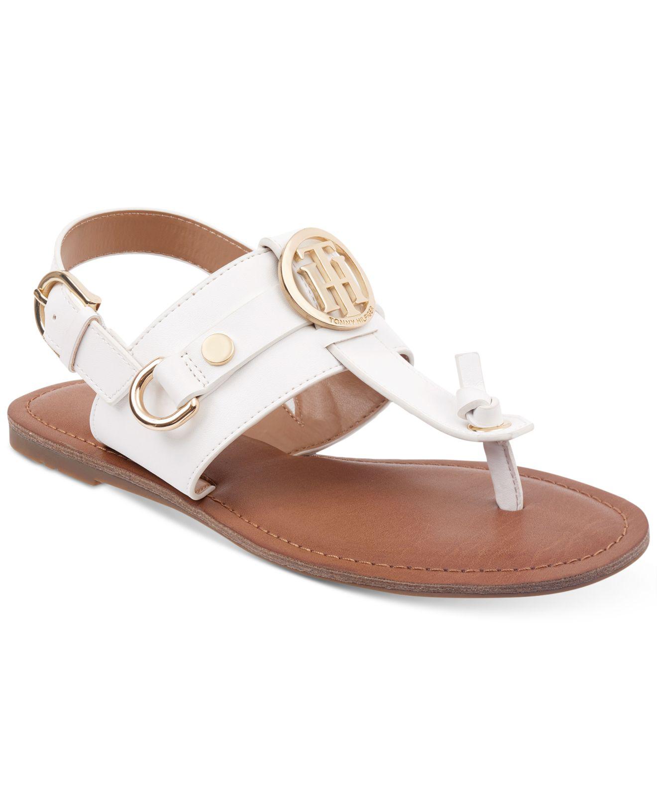 tommy hilfiger luvee flat sandals