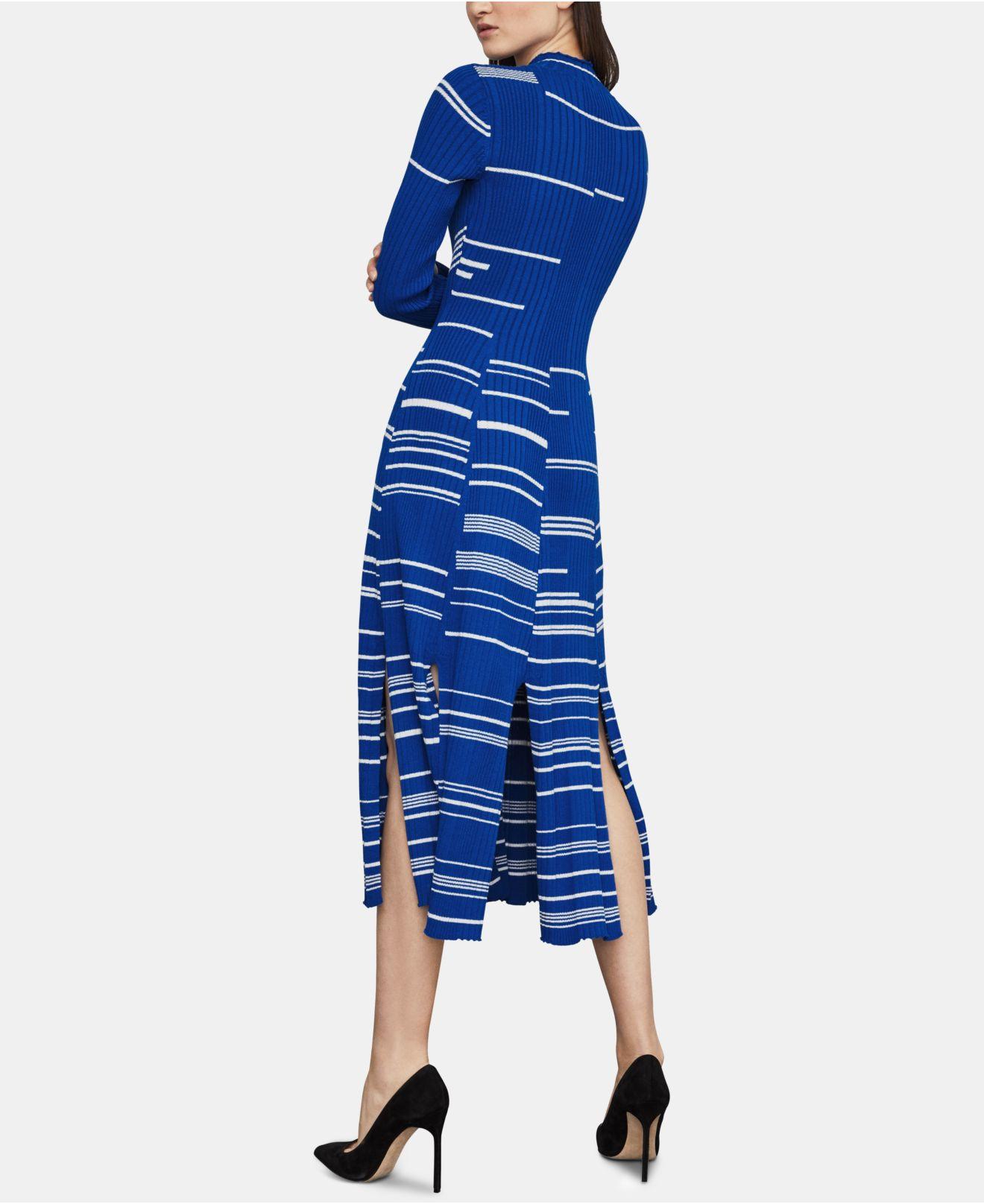 bcbg mixed stitch sweater dress