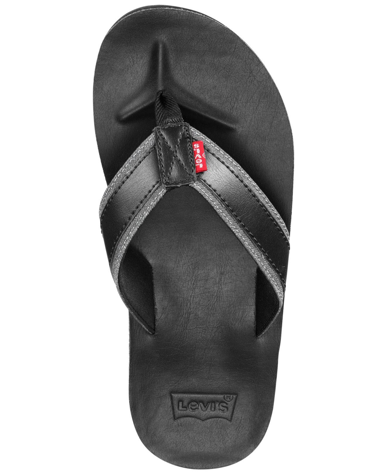 levis leather sandals