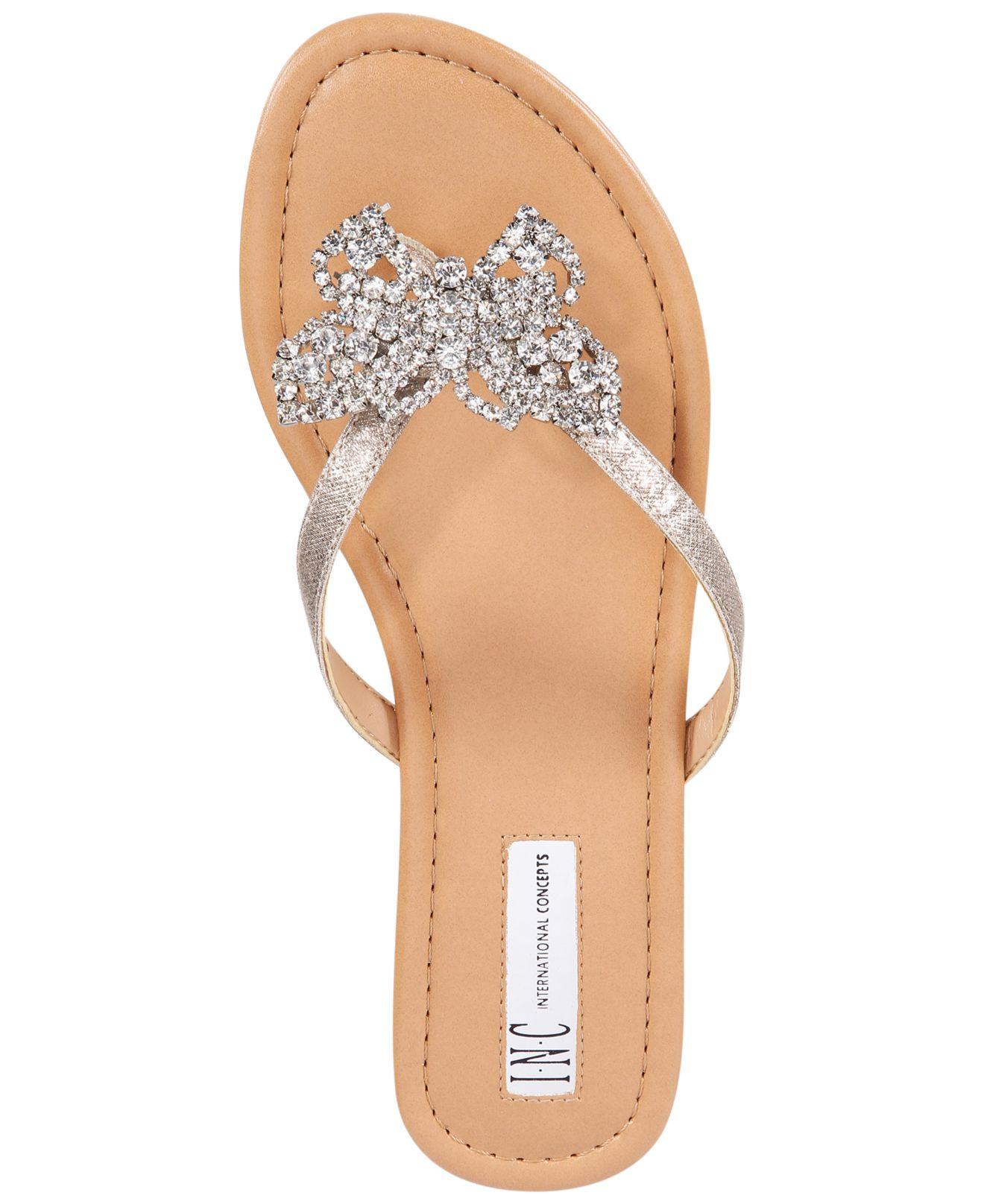 INC International Concepts Women's Maregoald Butterfly-embellished Flat ...