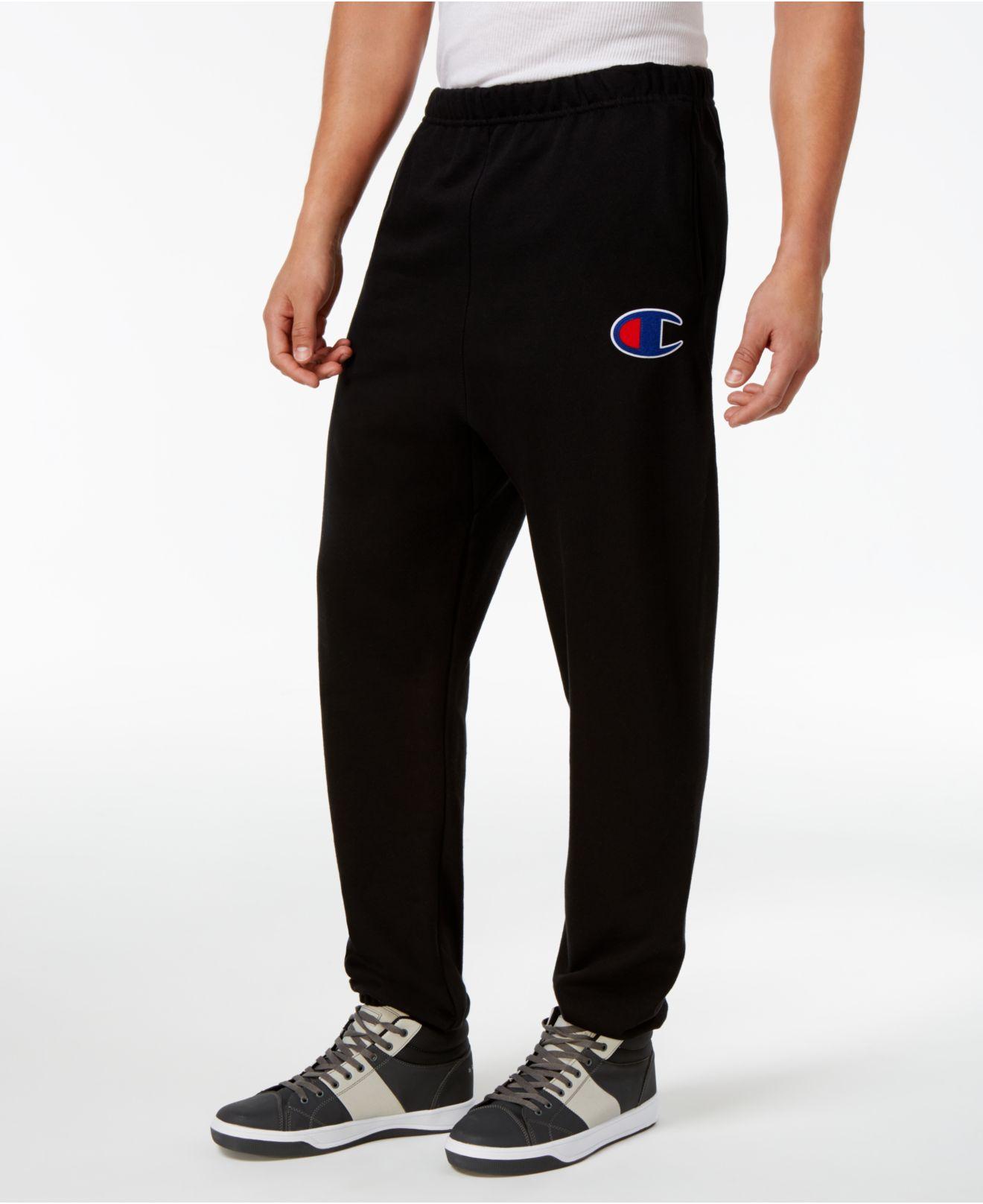 Champion Cotton Men�s Training Pants in Black for Men Lyst