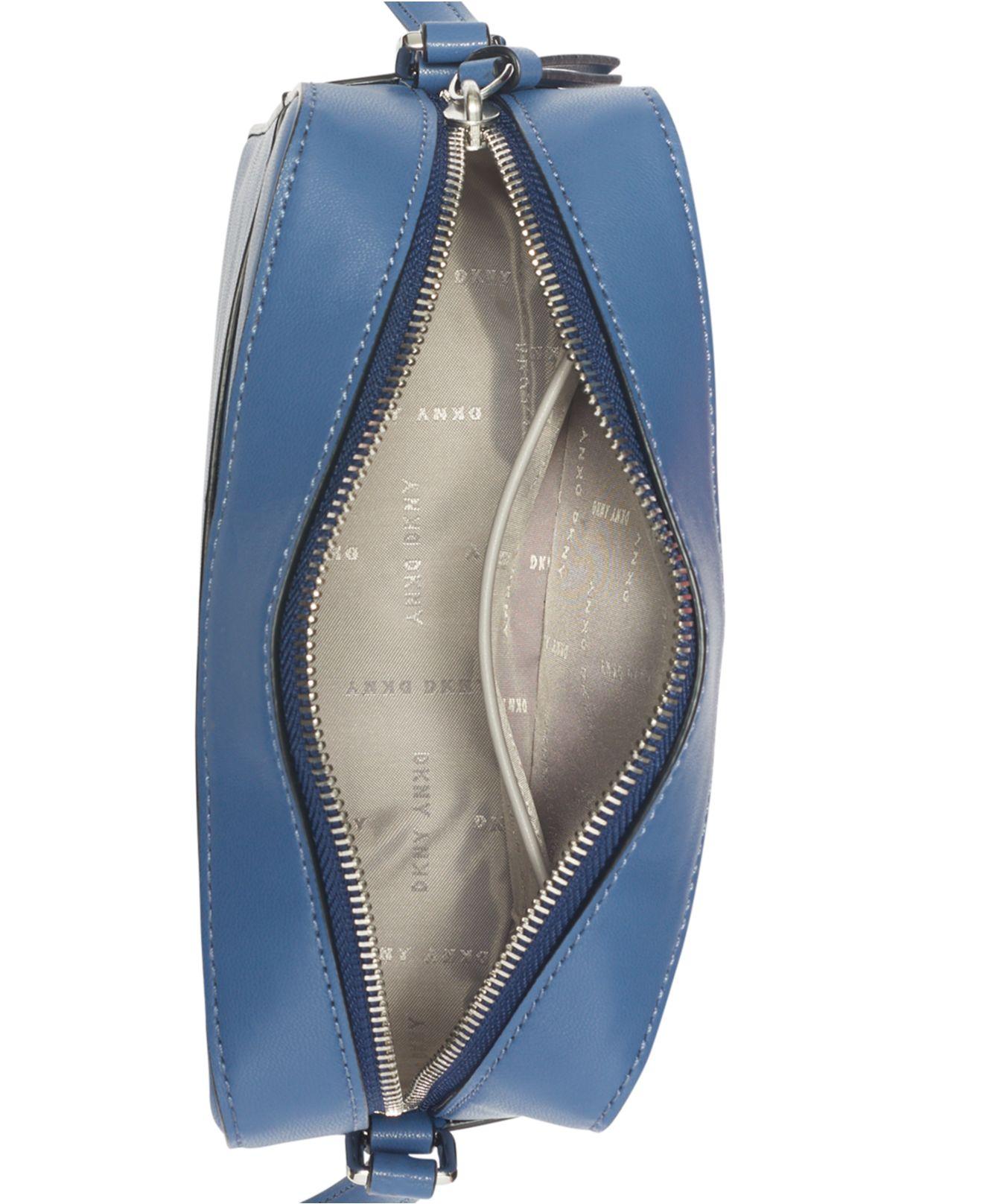 dkny tilly stacked logo camera bag
