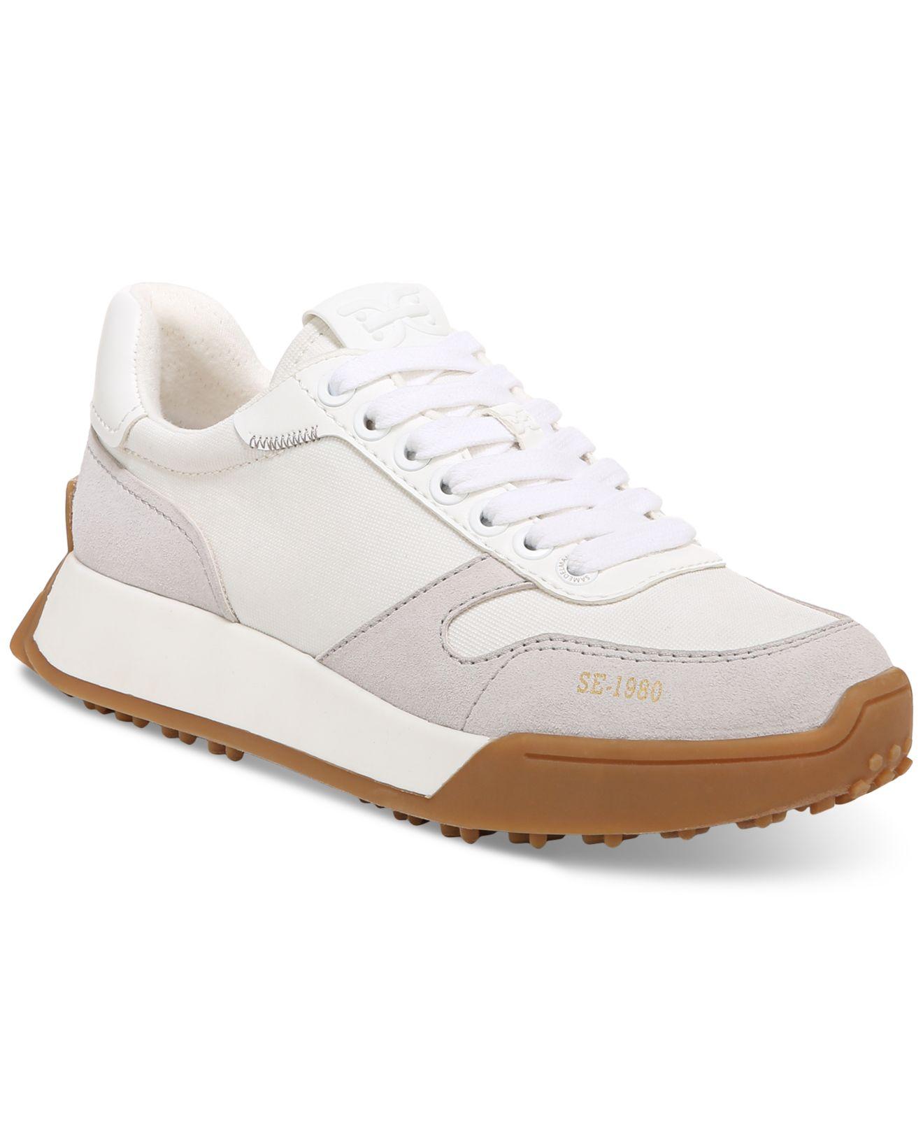 sam edelman white leather sneakers