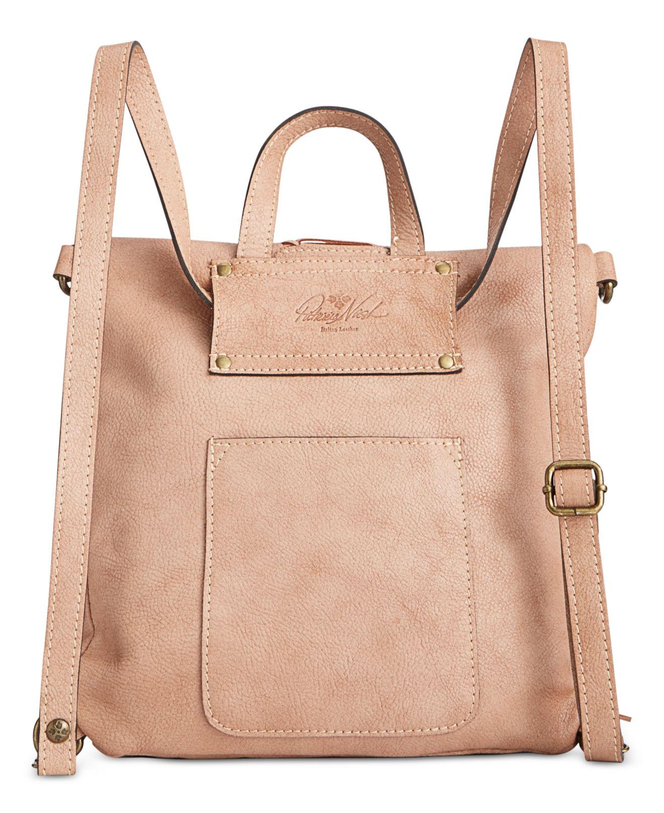 Patricia Nash Leather Washed Luzille Convertible Backpack Lyst