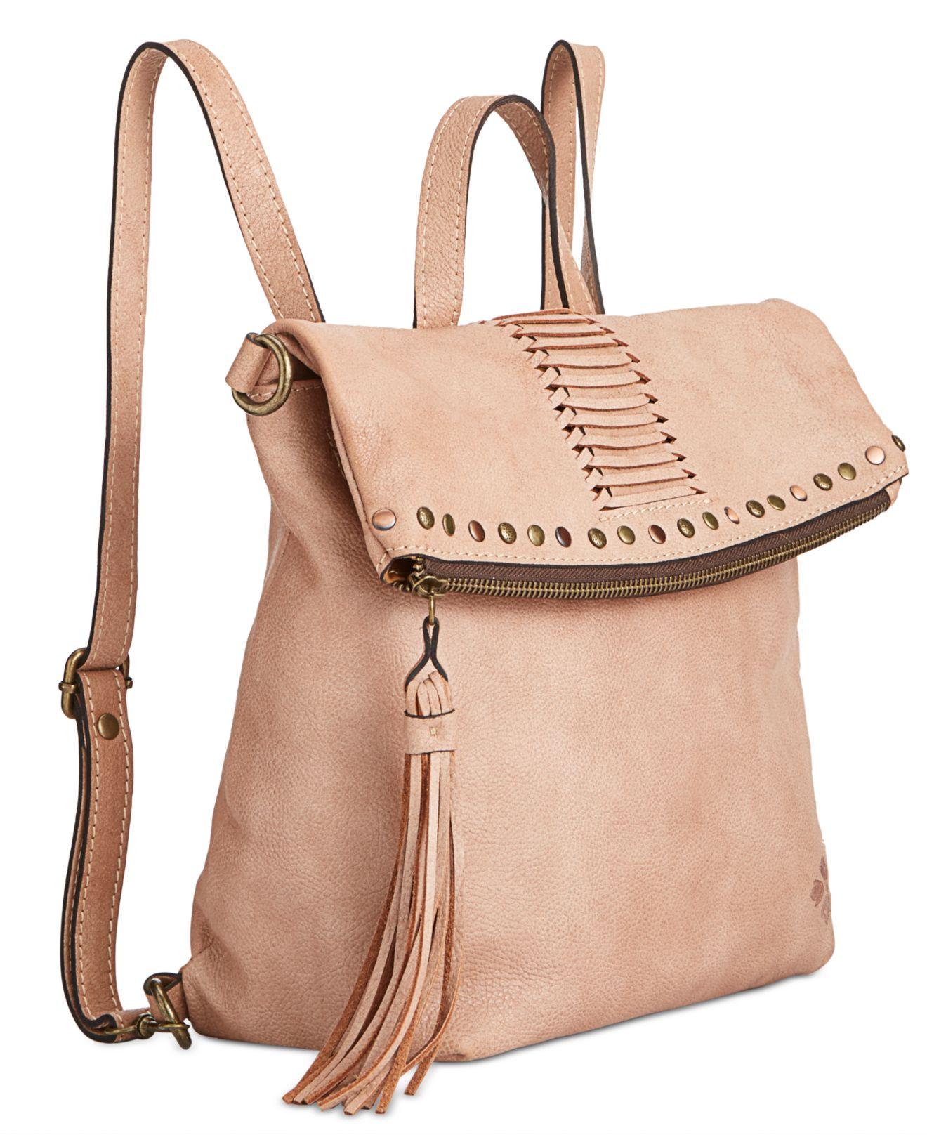 Patricia Nash Leather Washed Luzille Convertible Backpack Lyst