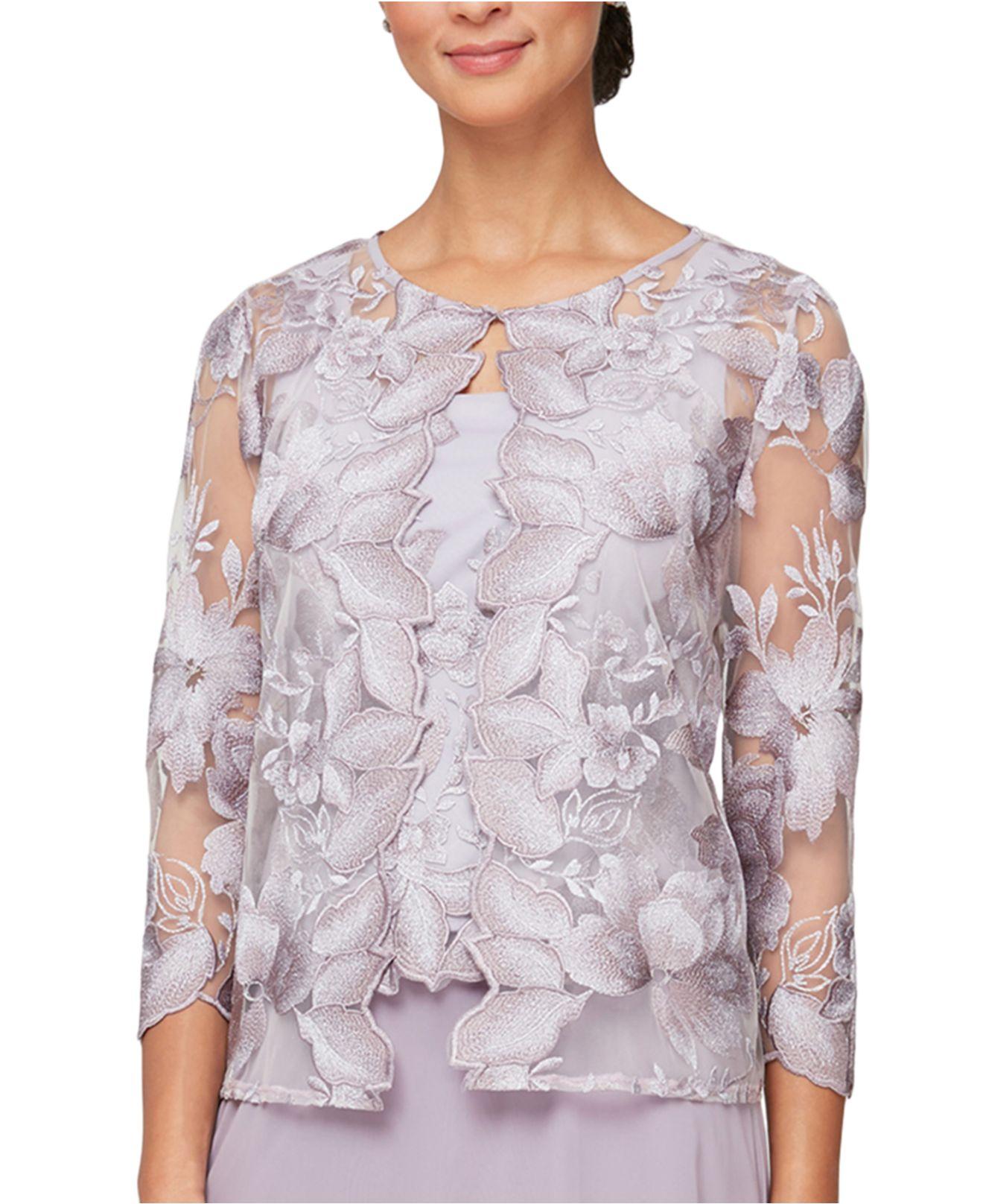 Lace Jacket \u0026 A-line Dress Set 