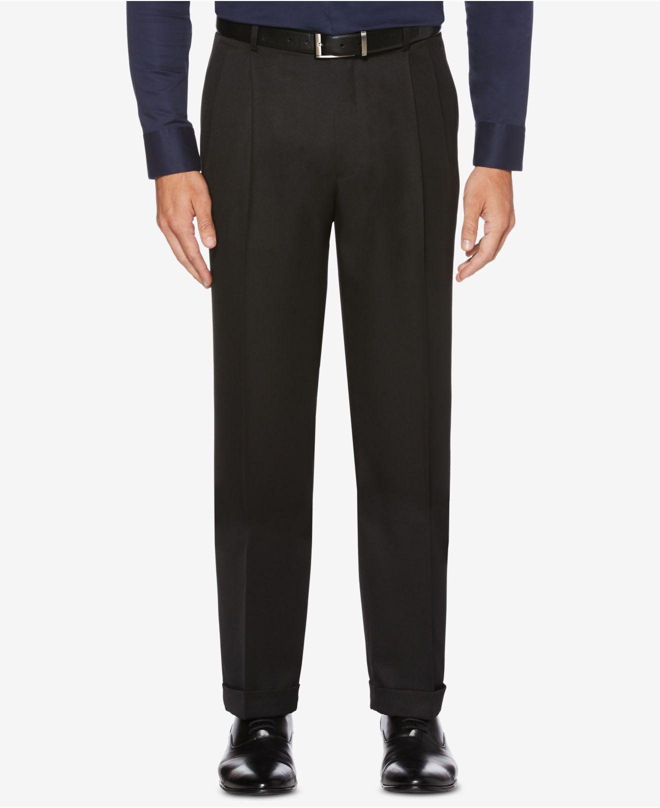 Double Pleated Cuffed Dress Pants 