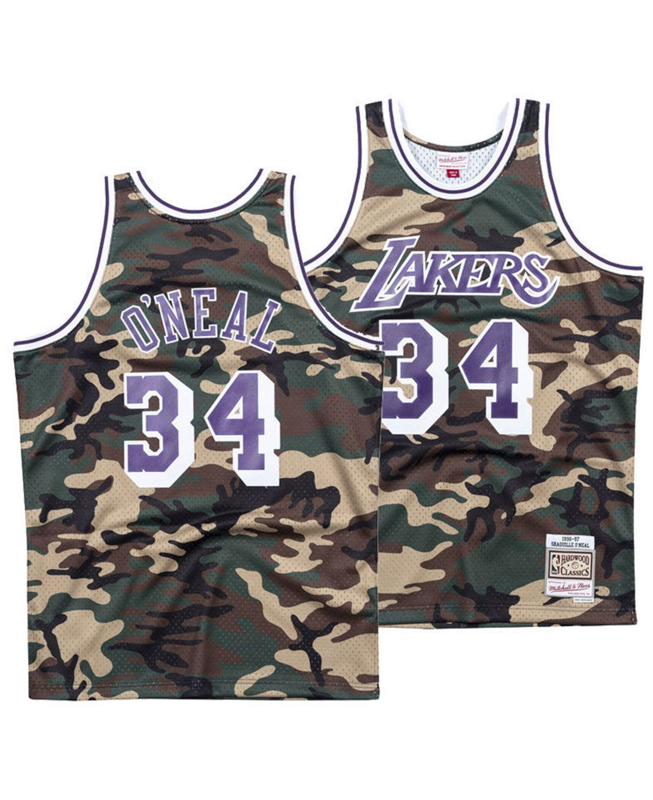 camouflage lakers jersey