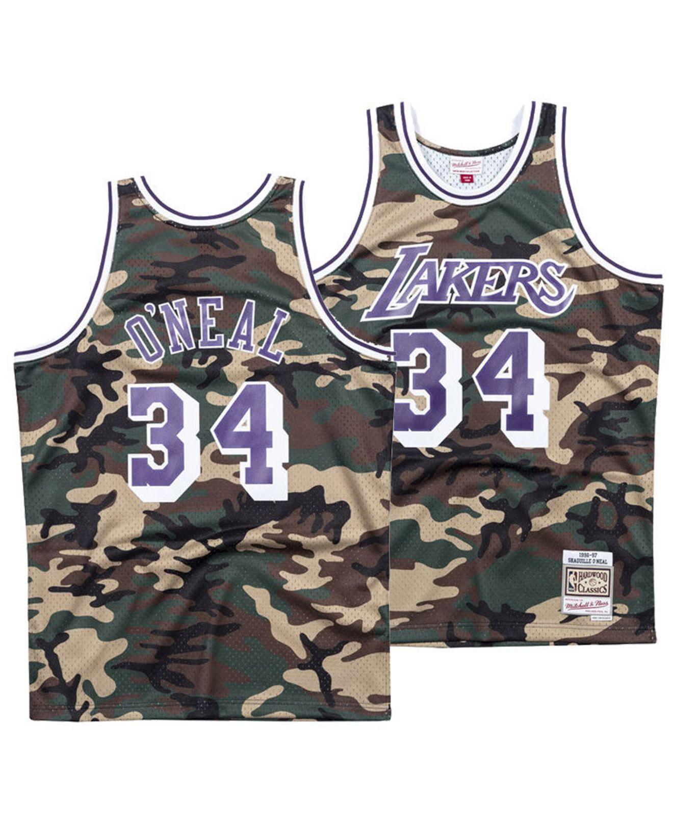 camo lakers jersey