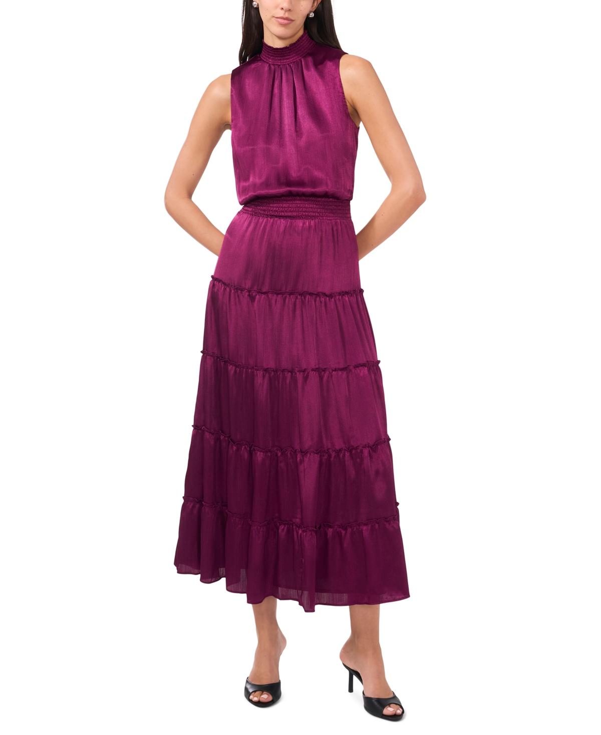open back dress mini Purple Square Neckline Open Back Mini Dress Small