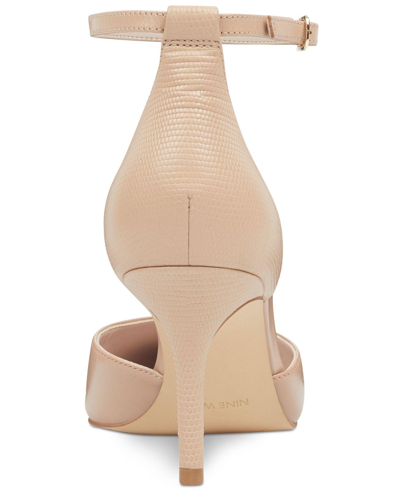 nine west marisa ankle strap pumps