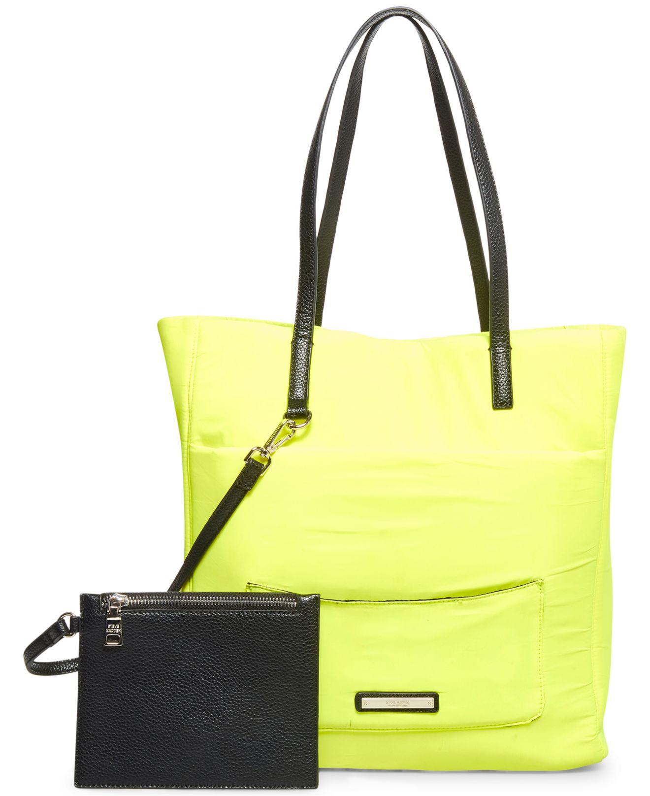 Steve Madden Synthetic Bhailey Tote in Yellow | Lyst