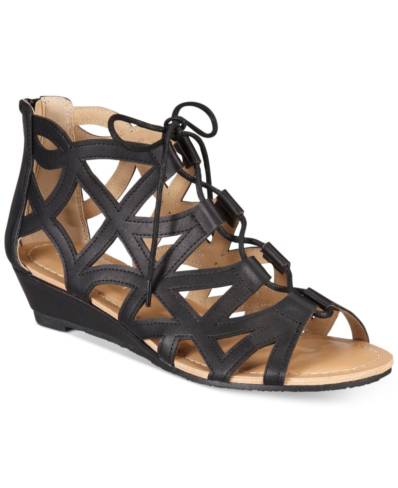 esprit lace up