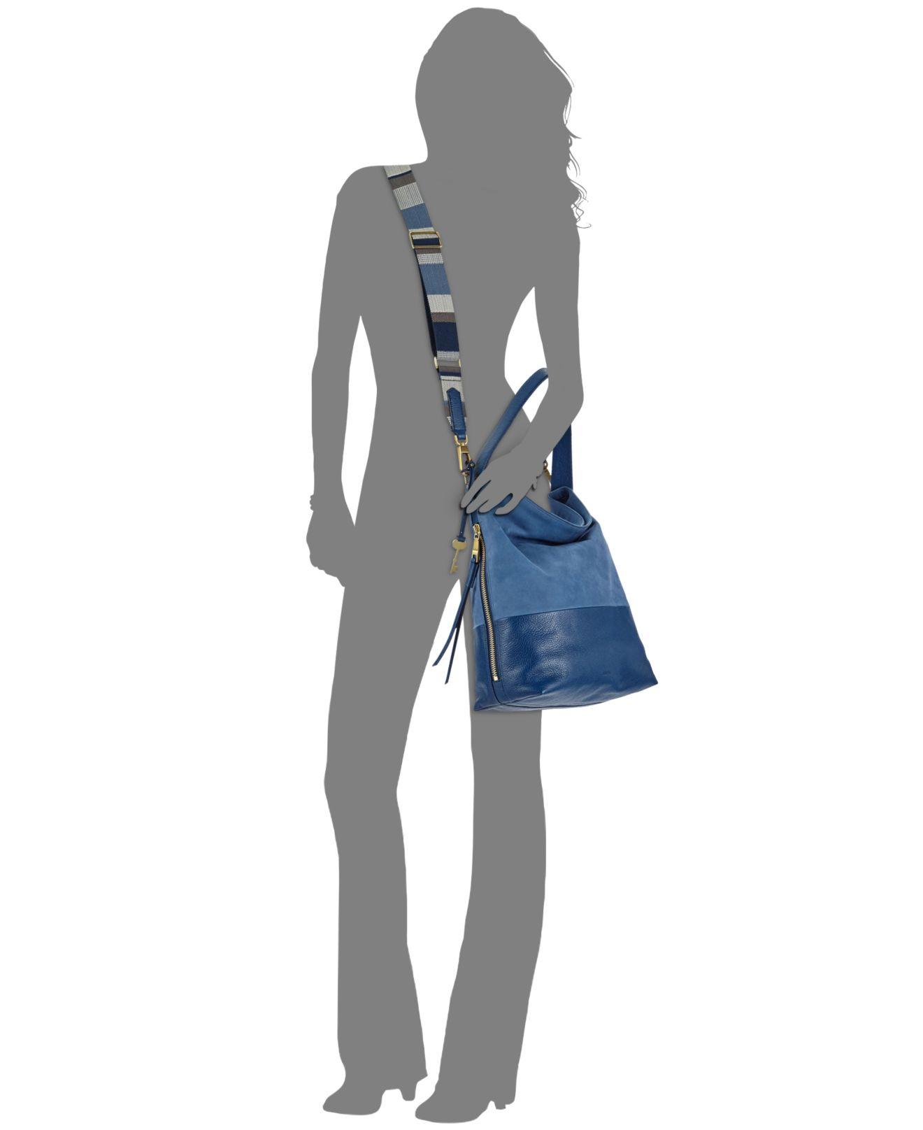 fossil maya hobo blue
