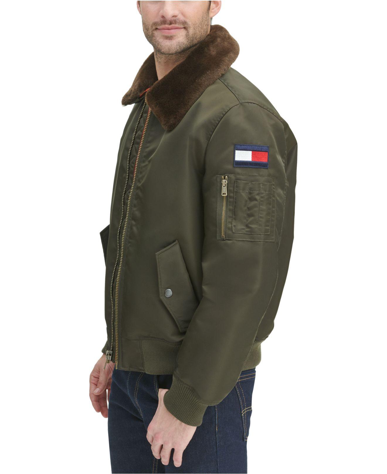 macy's tommy hilfiger bomber jacket