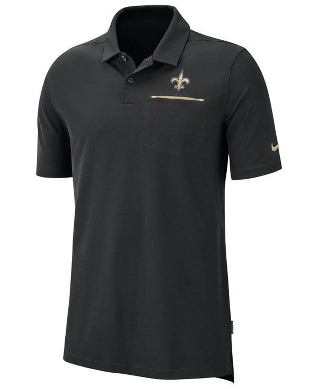 saints polo shirt nike