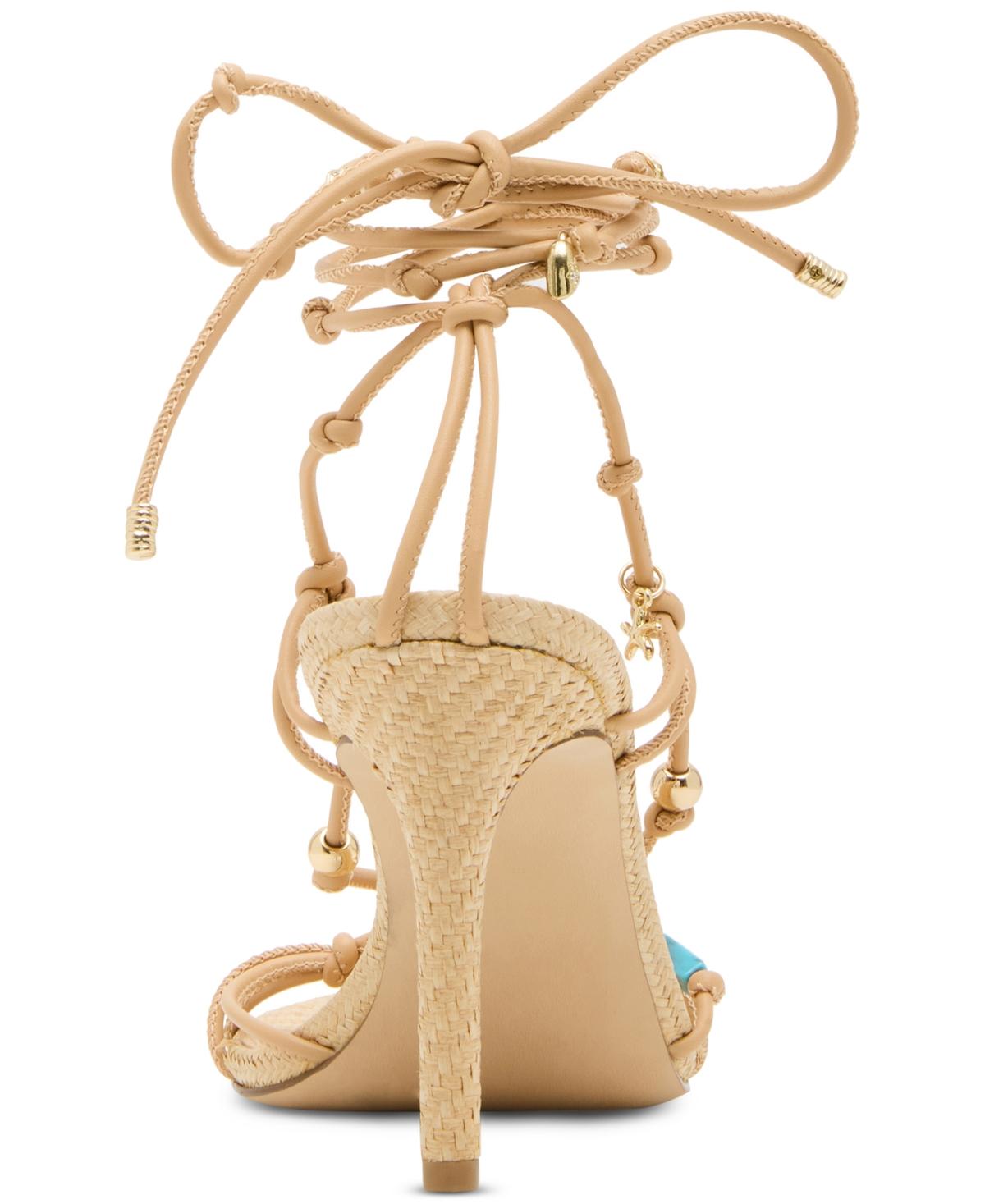 Madden Girl Vienna Strappy Lace-up Stiletto Dress Sandals in Metallic | Lyst Madden Girl Vienna Strappy Lace-up Stiletto Dress Sandals in Metallic | Lyst