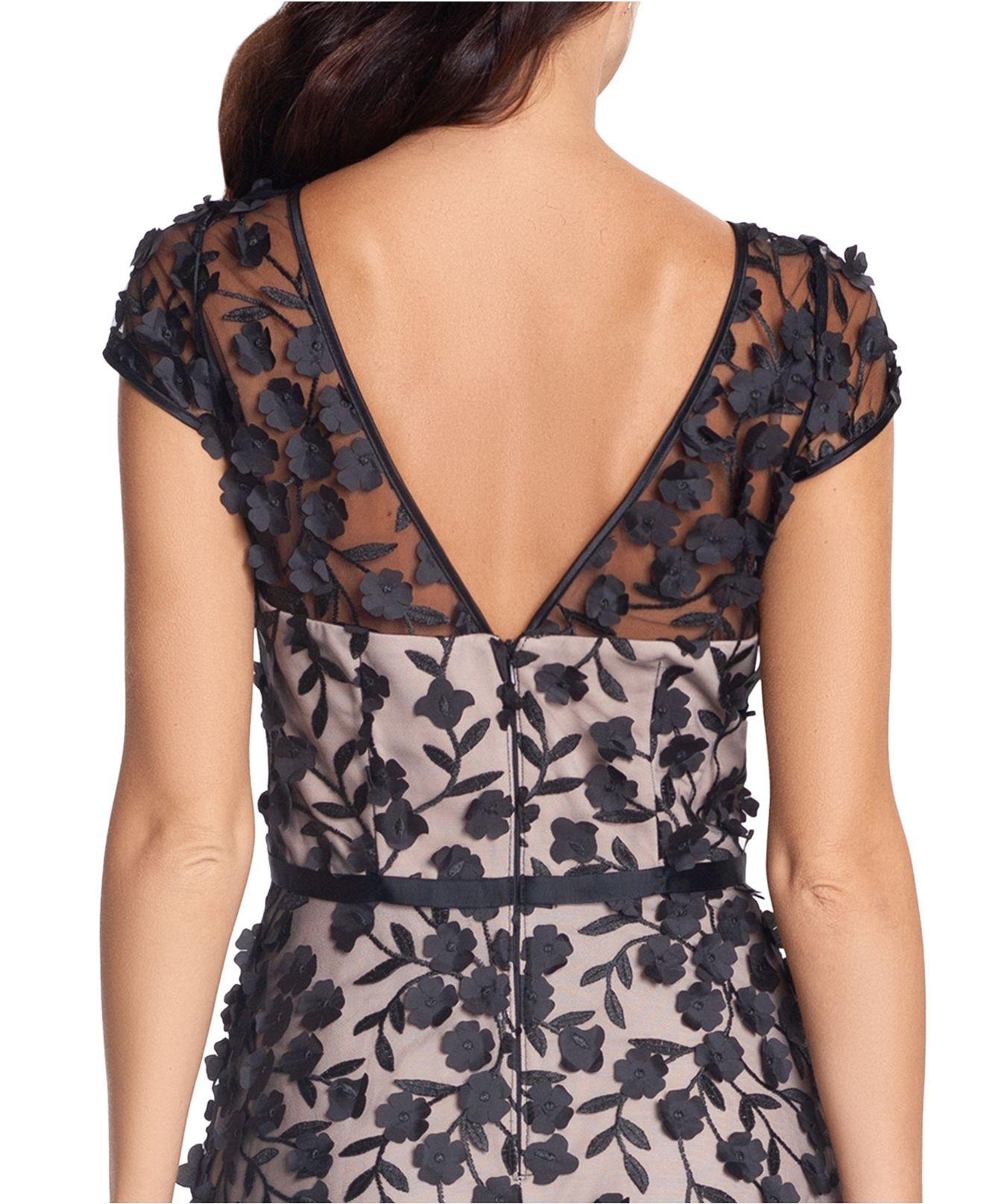 xscape long black dress