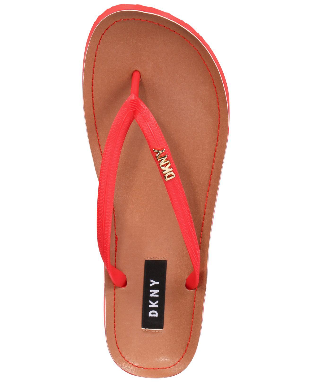 dkny madi flip flops